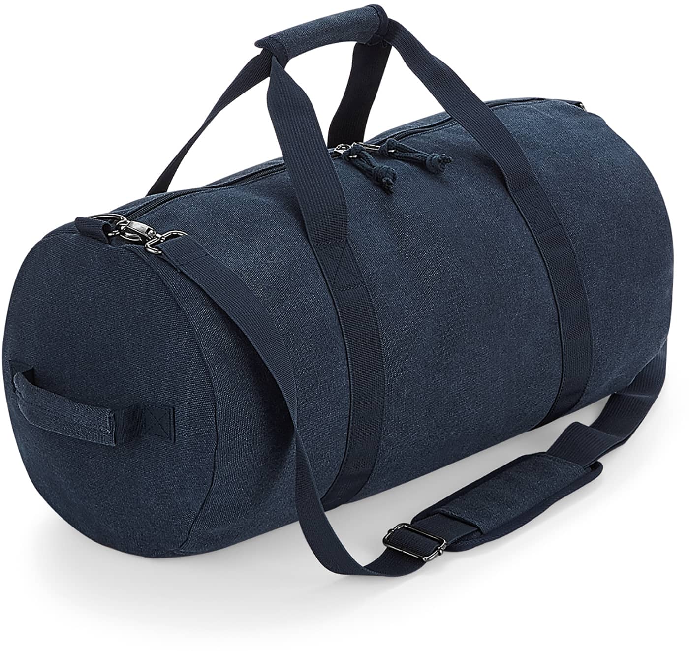 Vintage Canvas Barrel Bag