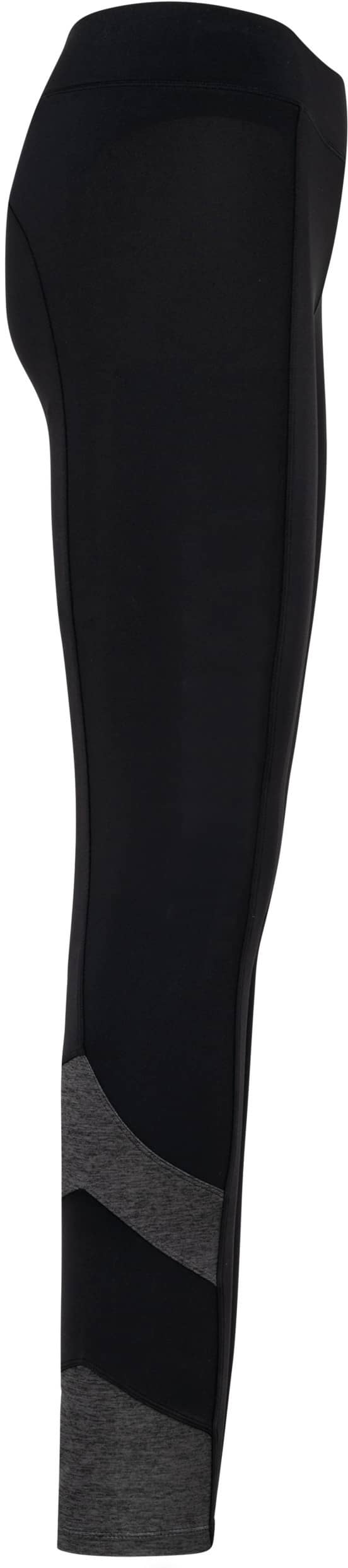 Zweifarbige Damen-Leggings - Black / Dark Grey Heather