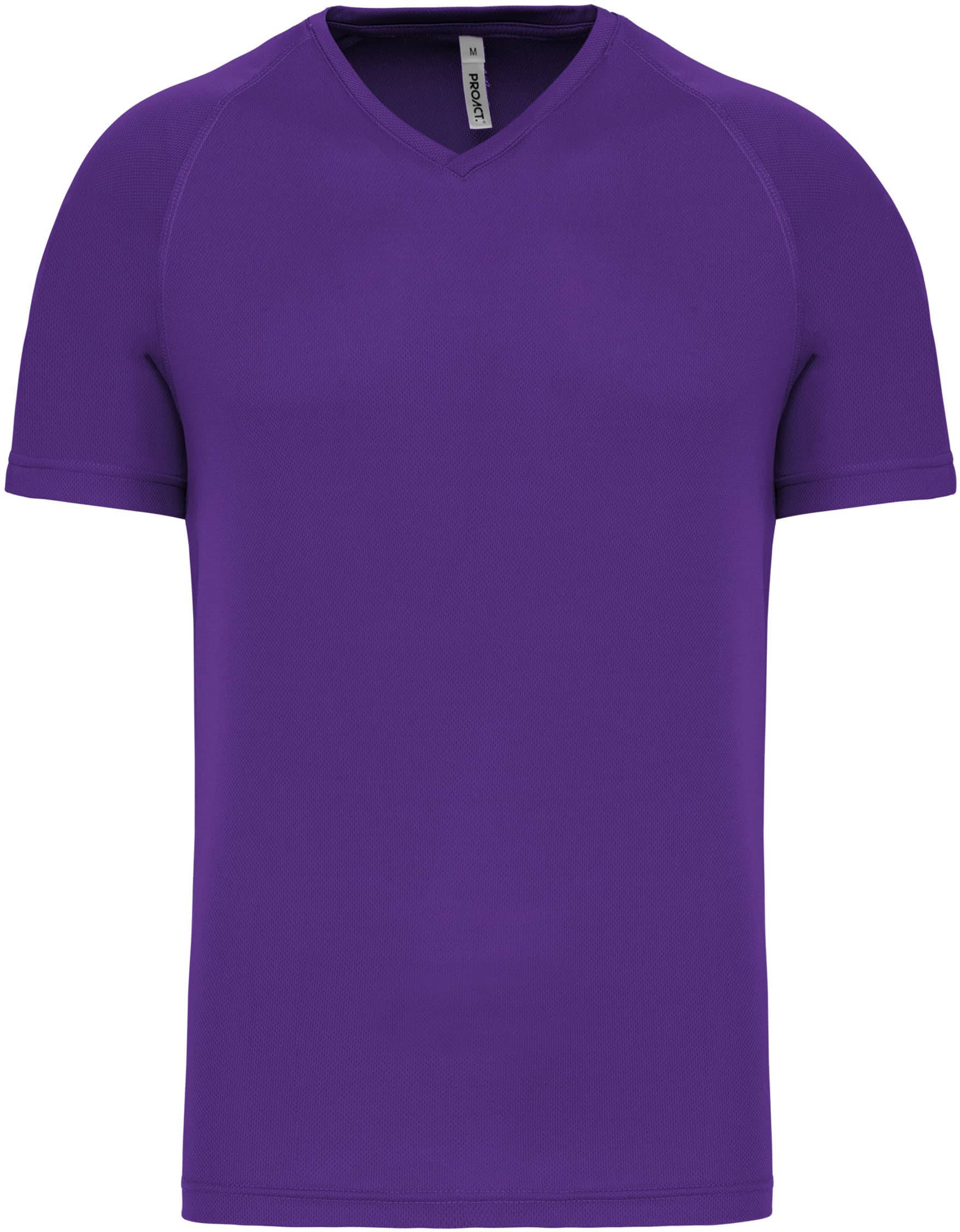 Herren Kurzarm-Sportshirt mit V-Ausschnitt