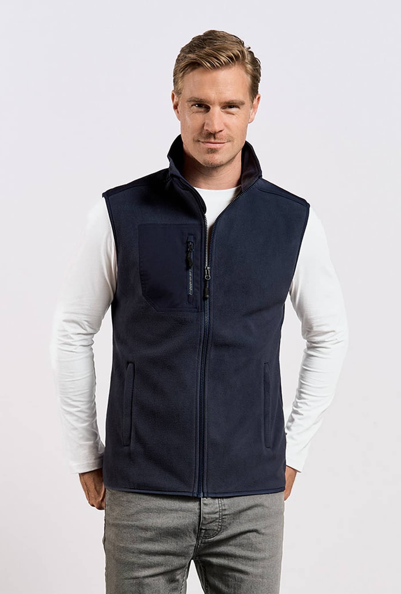 Men´s Canvas Fleece Vest