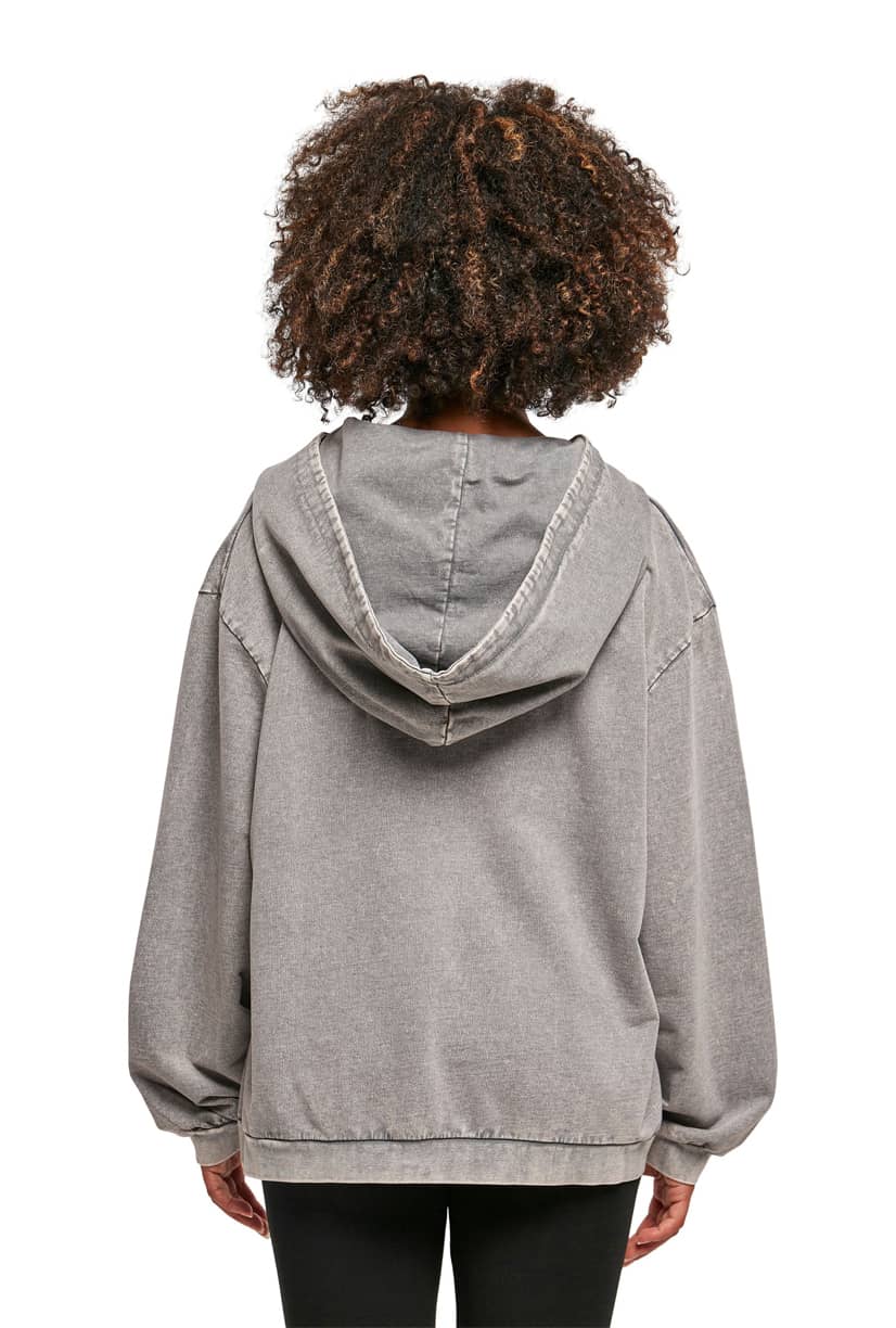 Ladies´ Acid Washed Oversize Hoody