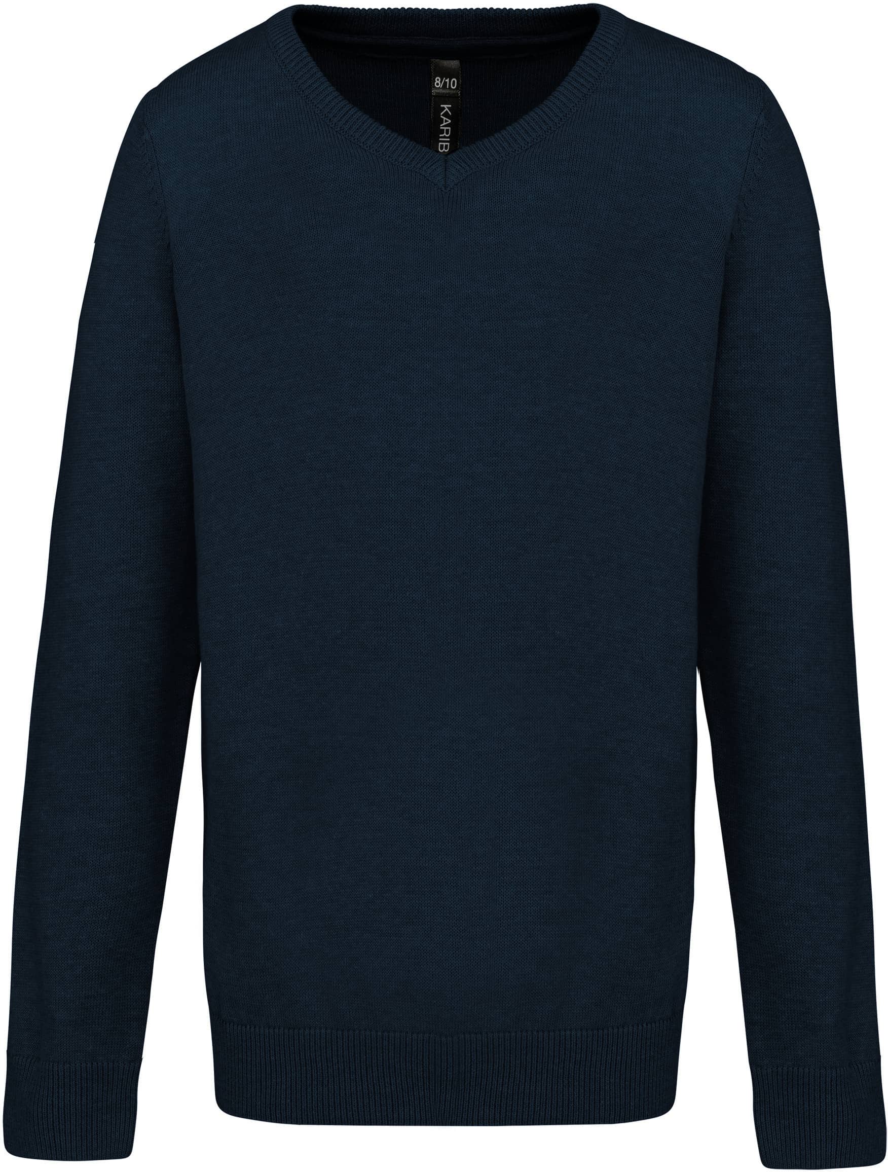 Kinder-Pullover mit V-Ausschnitt