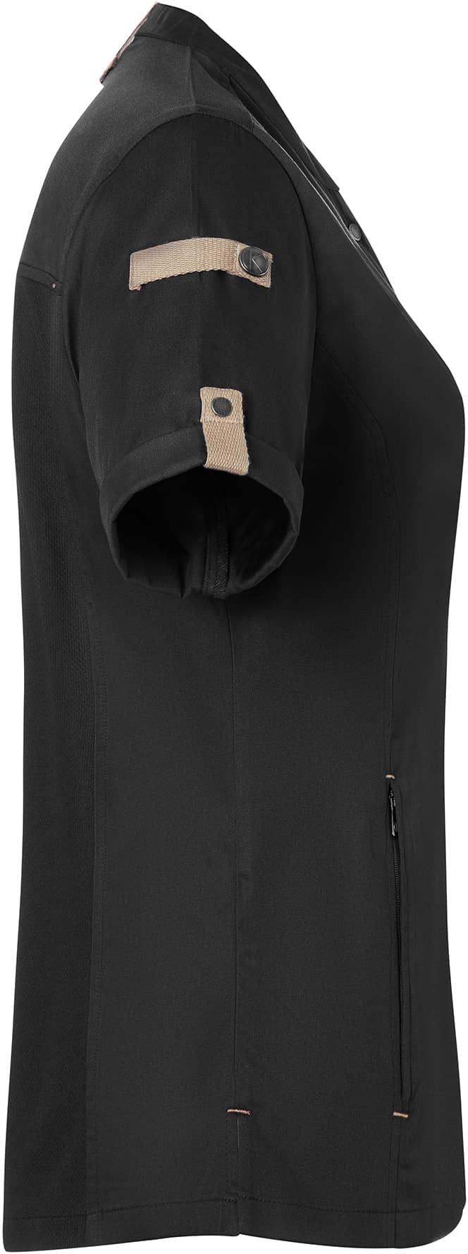 Damenkochjacke Green-Generation Kurzarm