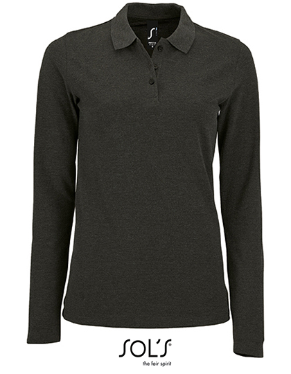 Women´s Long-Sleeve Piqué Polo Shirt Perfect
