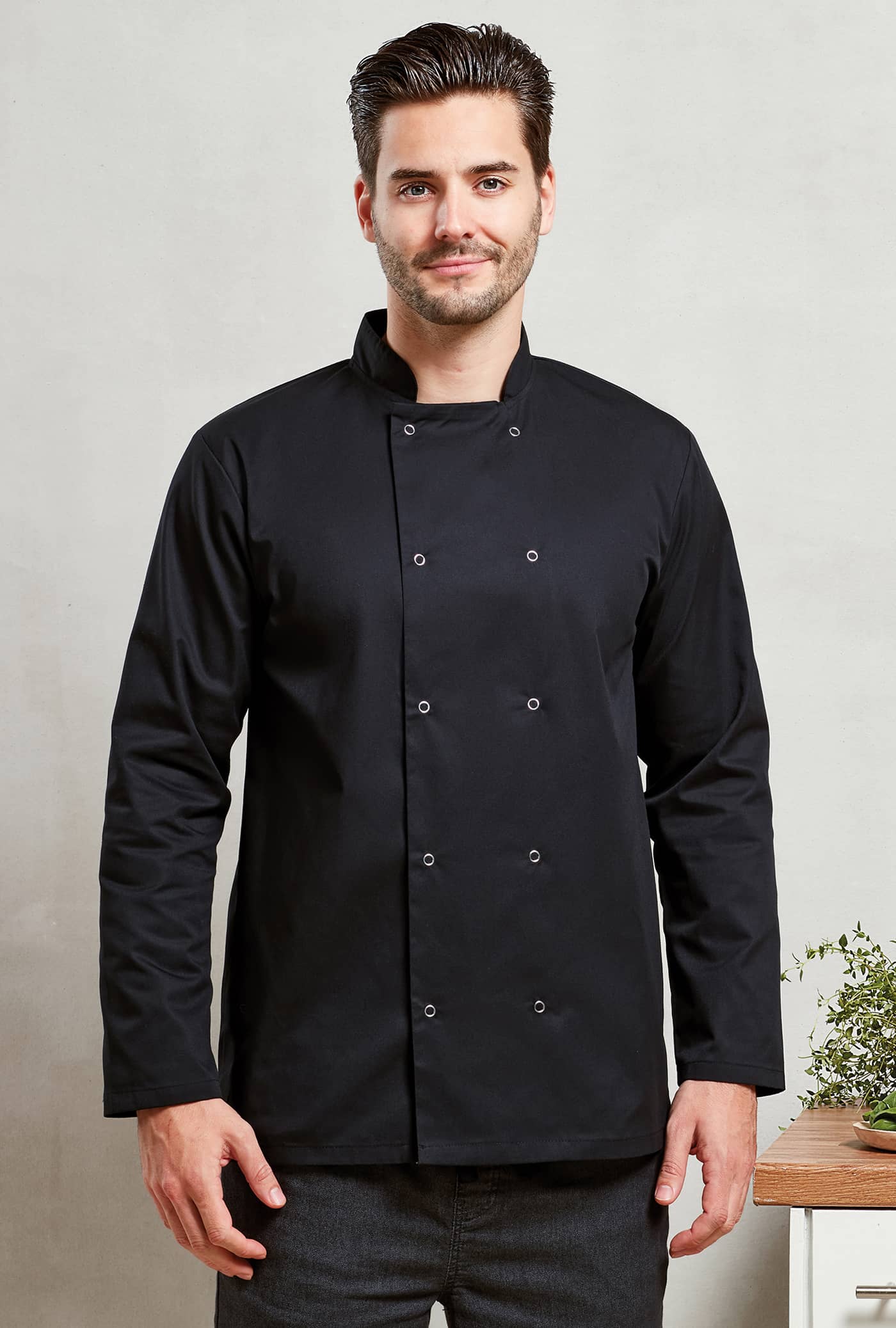 Chef´s Long Sleeve Stud Jacket