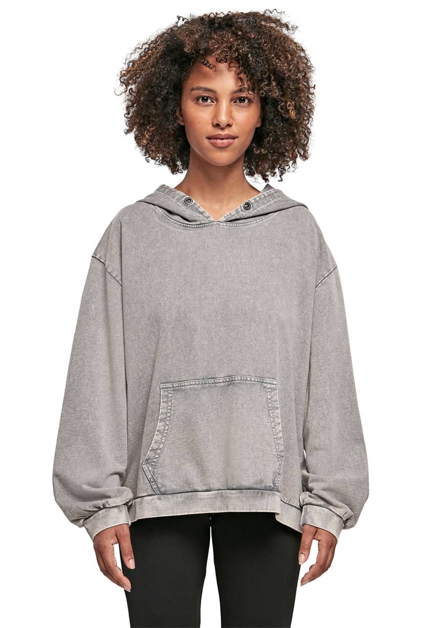 Ladies´ Acid Washed Oversize Hoody
