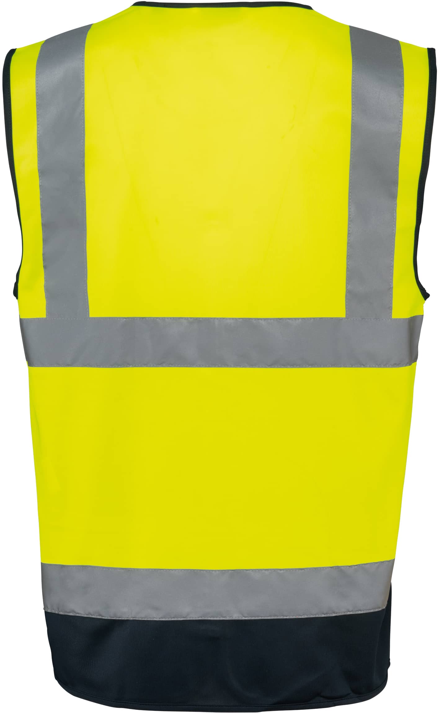 Recycelte HI-VIS SICHERHEITSWESTE mit Reißverschluss