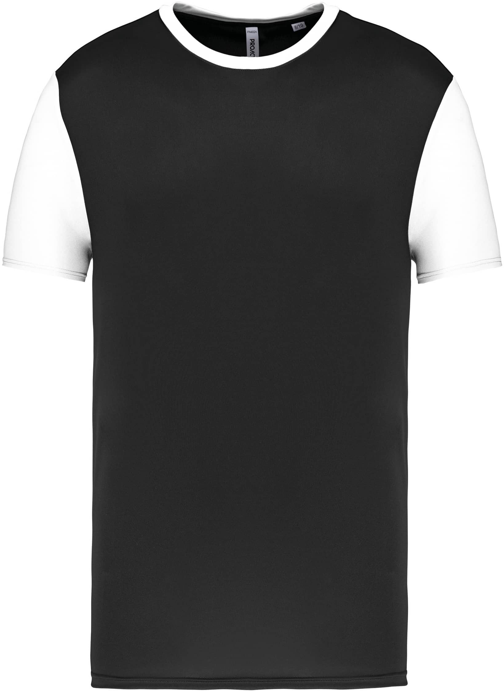 Zweifarbiges Kurzarmtrikot für Kinder