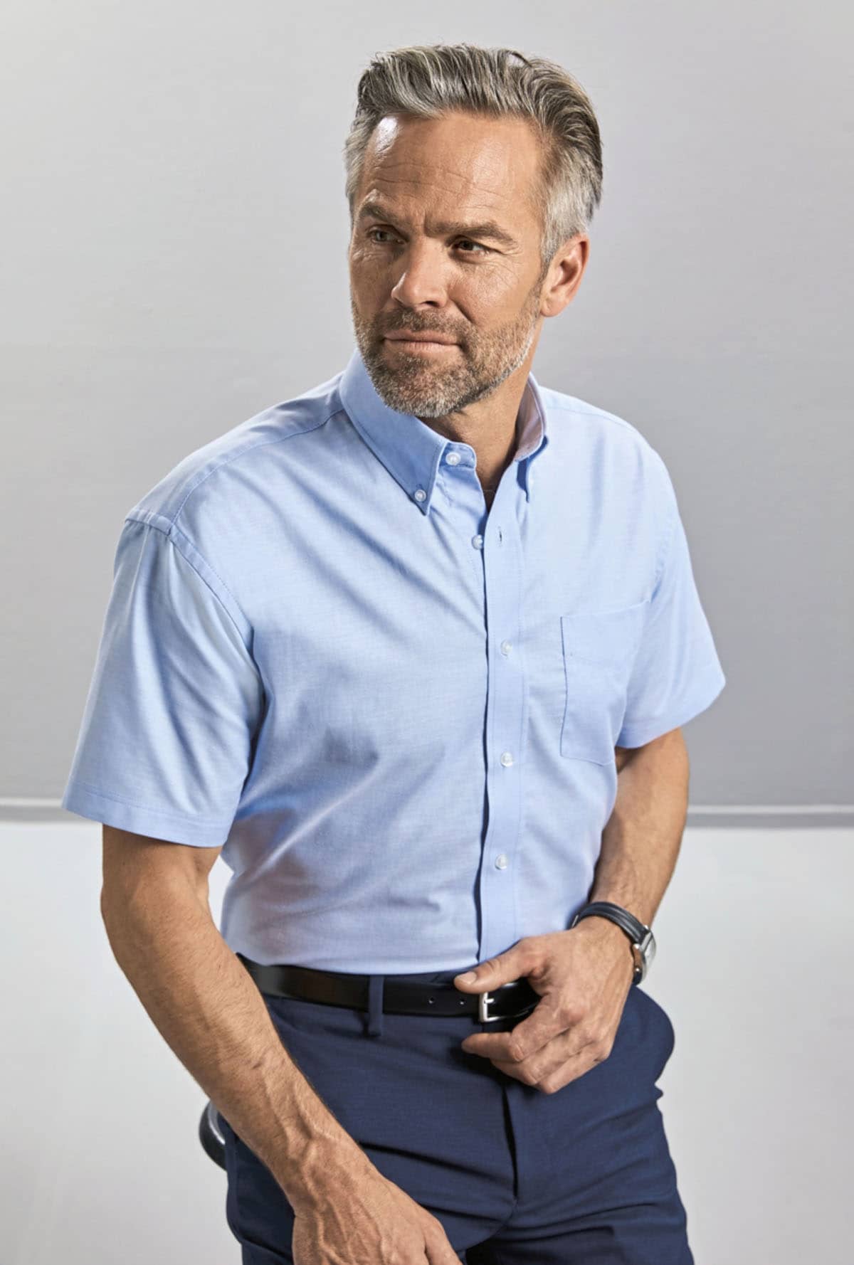 Men's Short Sleeve Classic Oxford Shirt