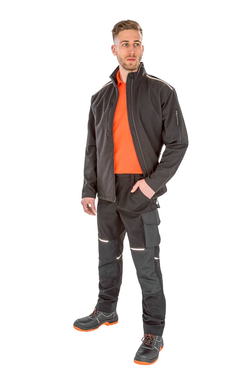 Slim Fit Soft Shell Work Trouser