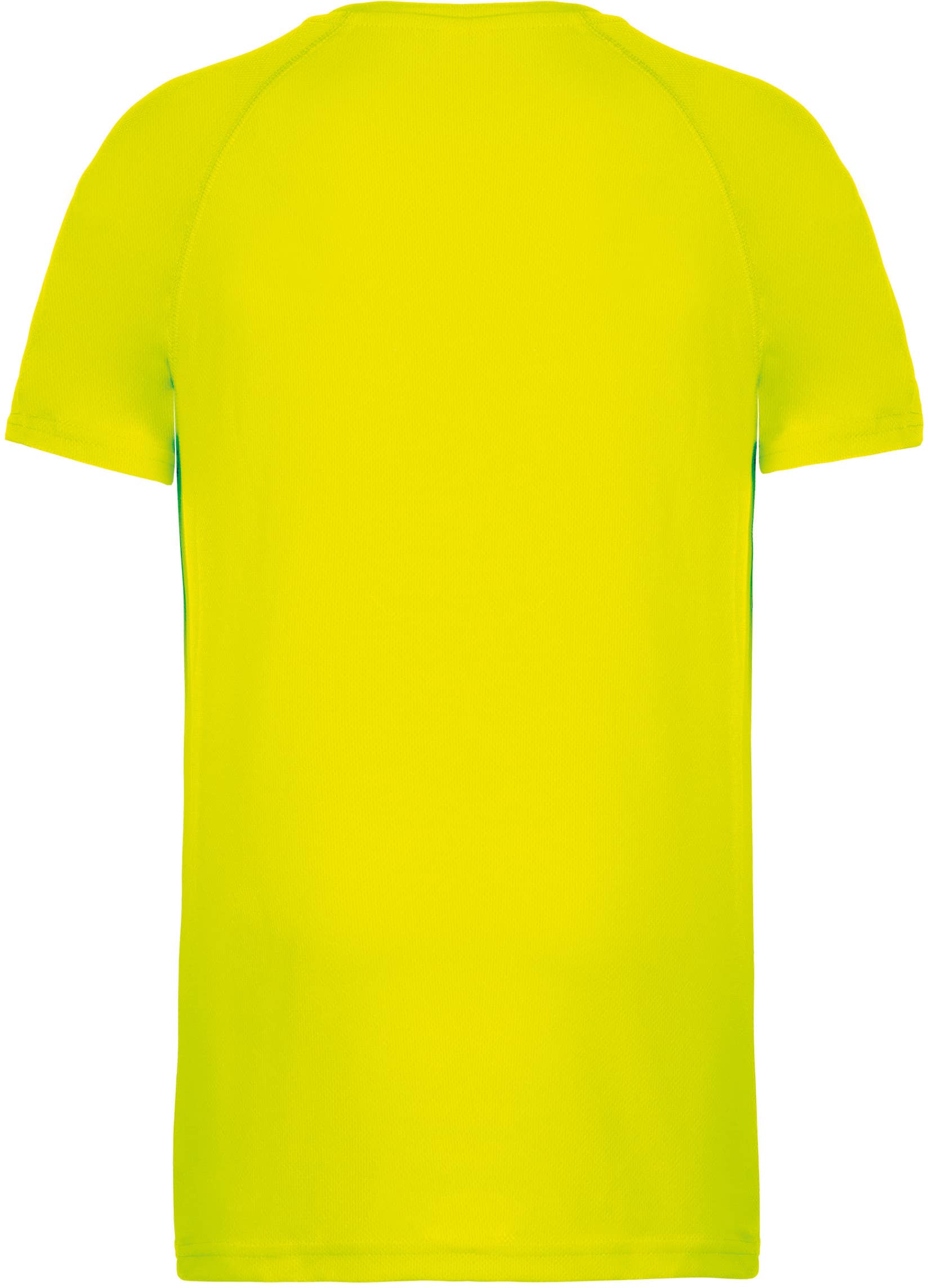 Kinder Basic Sport Funktionsshirt Kurzarm - Fluorescent