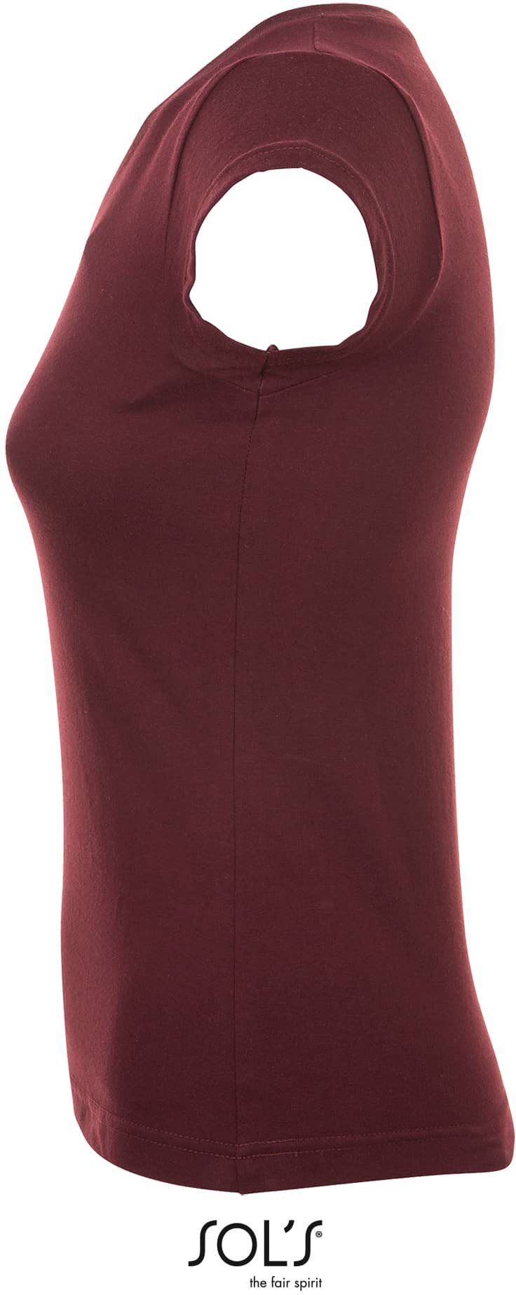 Women´s V-Neck-T-Shirt Moon