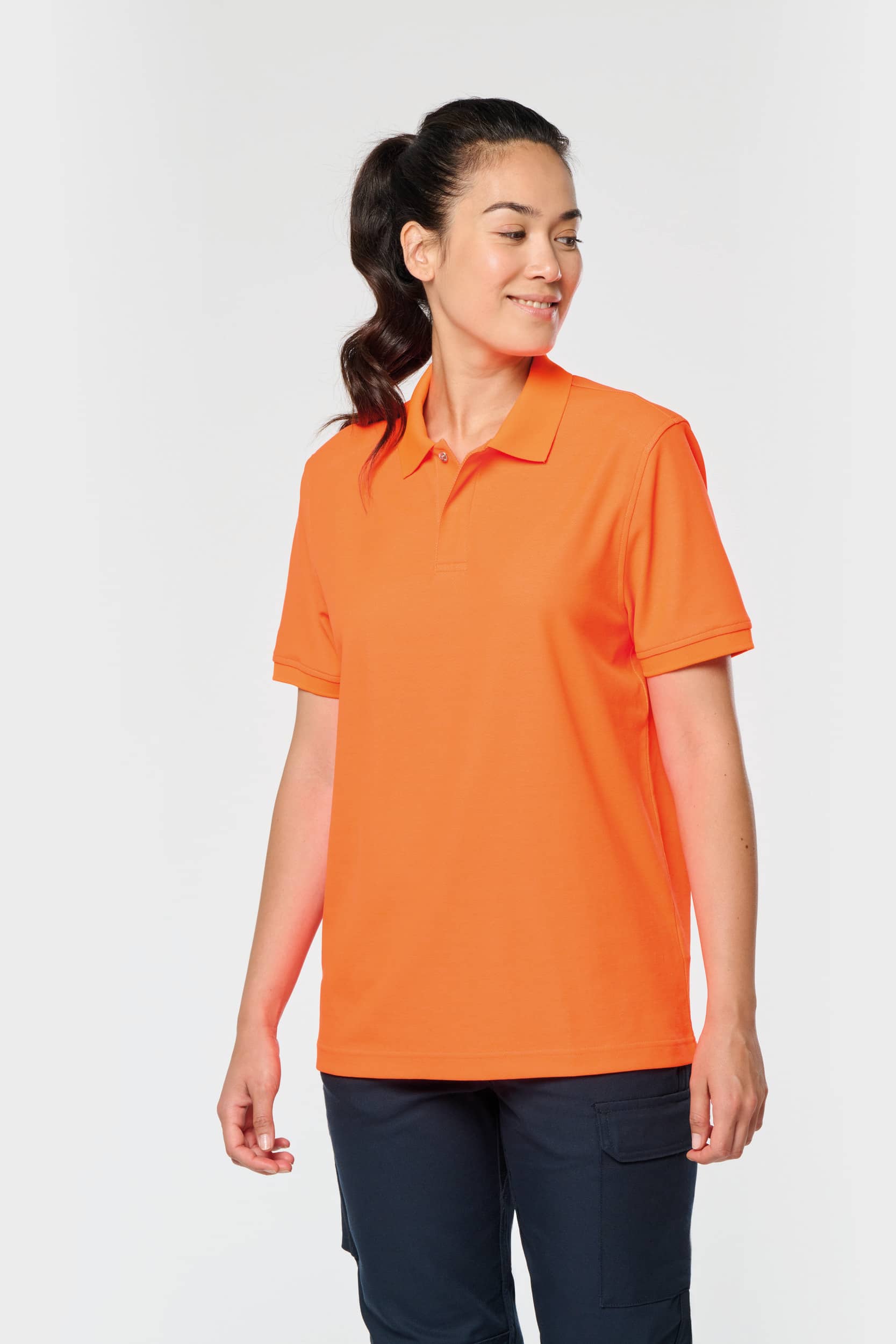 Umweltfreundliches Unisex-Polohemd aus Baumwolle/Polyester