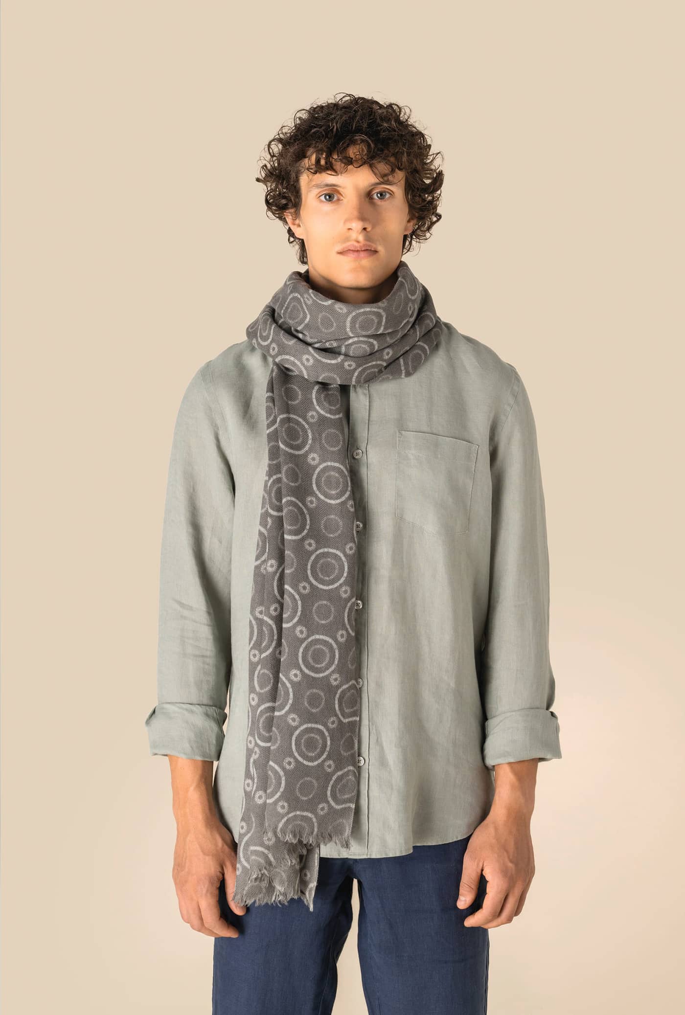 Unisex-Schal aus Wolle