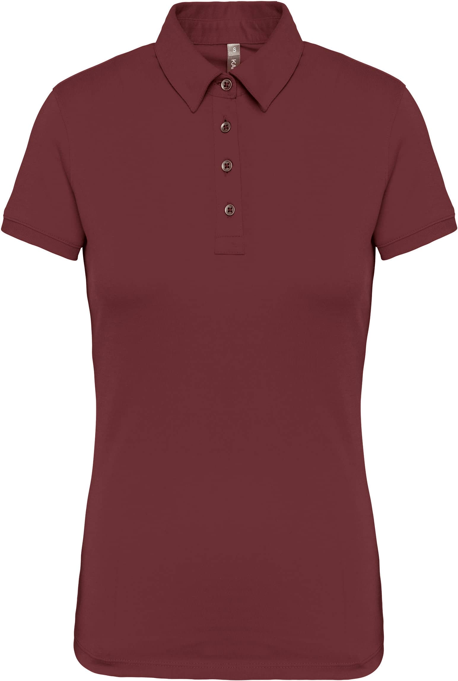 Jersey-Kurzarm-Polohemd für Damen
