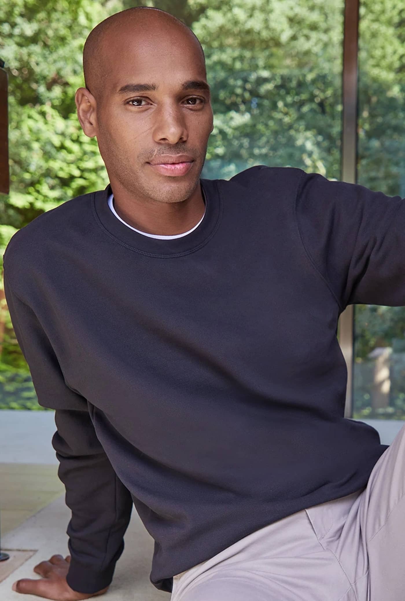 Regular Fit Pique Sweatshirt