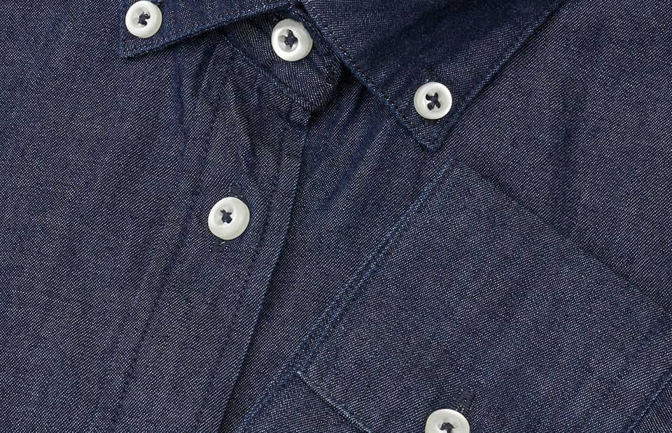 Moderne weiche SEVEN SEAS Denimbluse für Damen