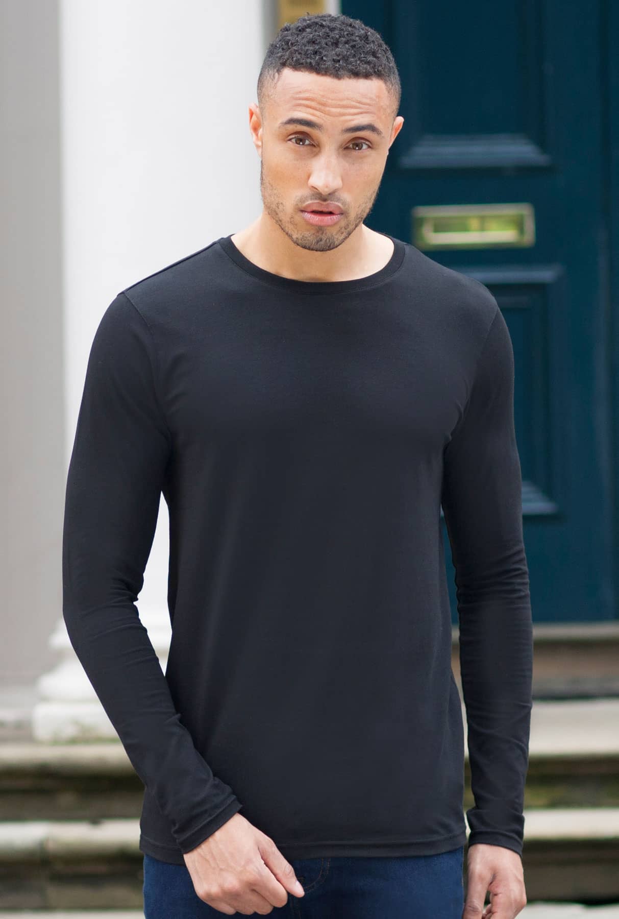 Men´s Feel Good Long Sleeved Stretch T