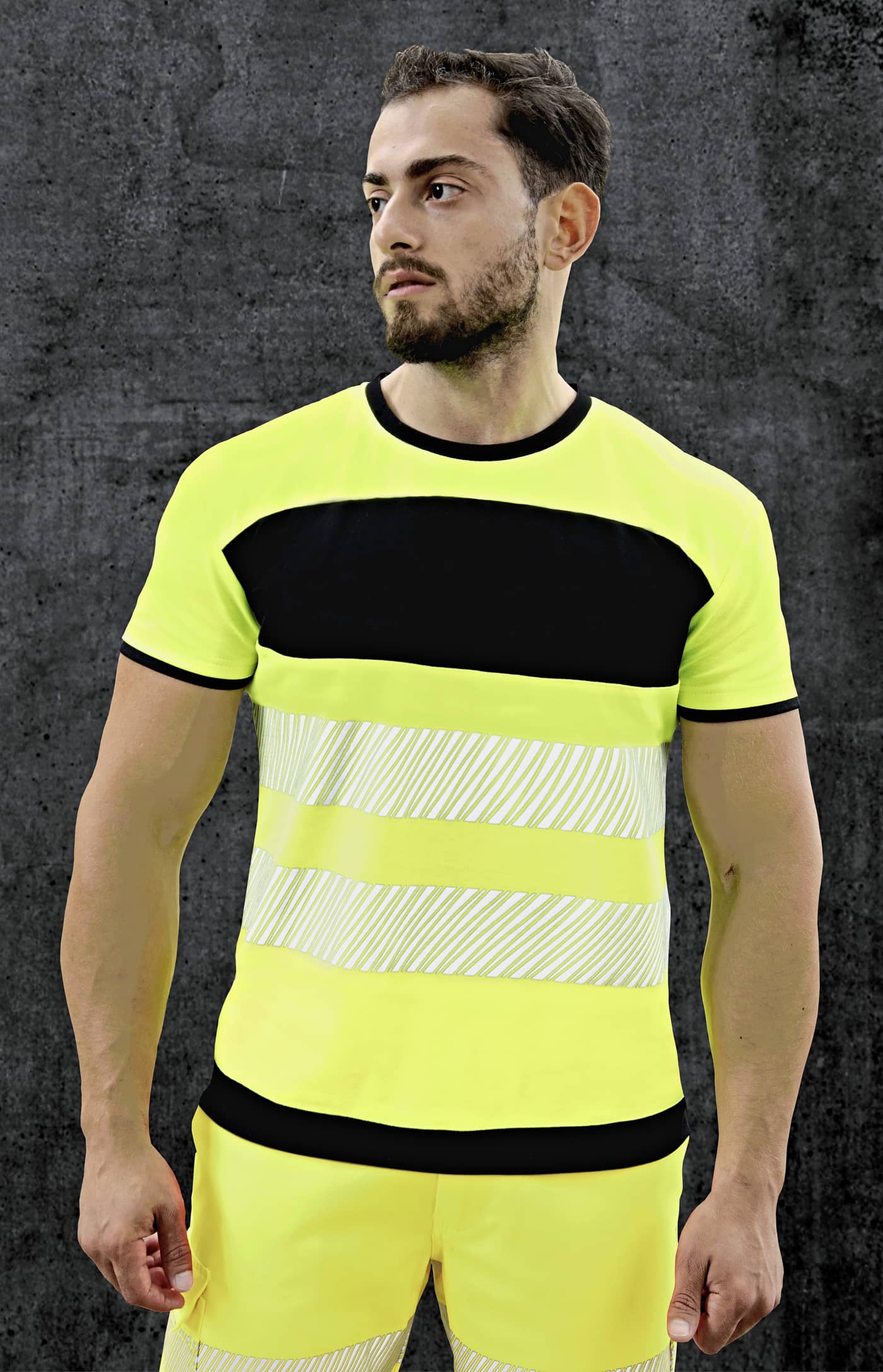 EOS Hi-Vis Workwear T-Shirt With Printing Area