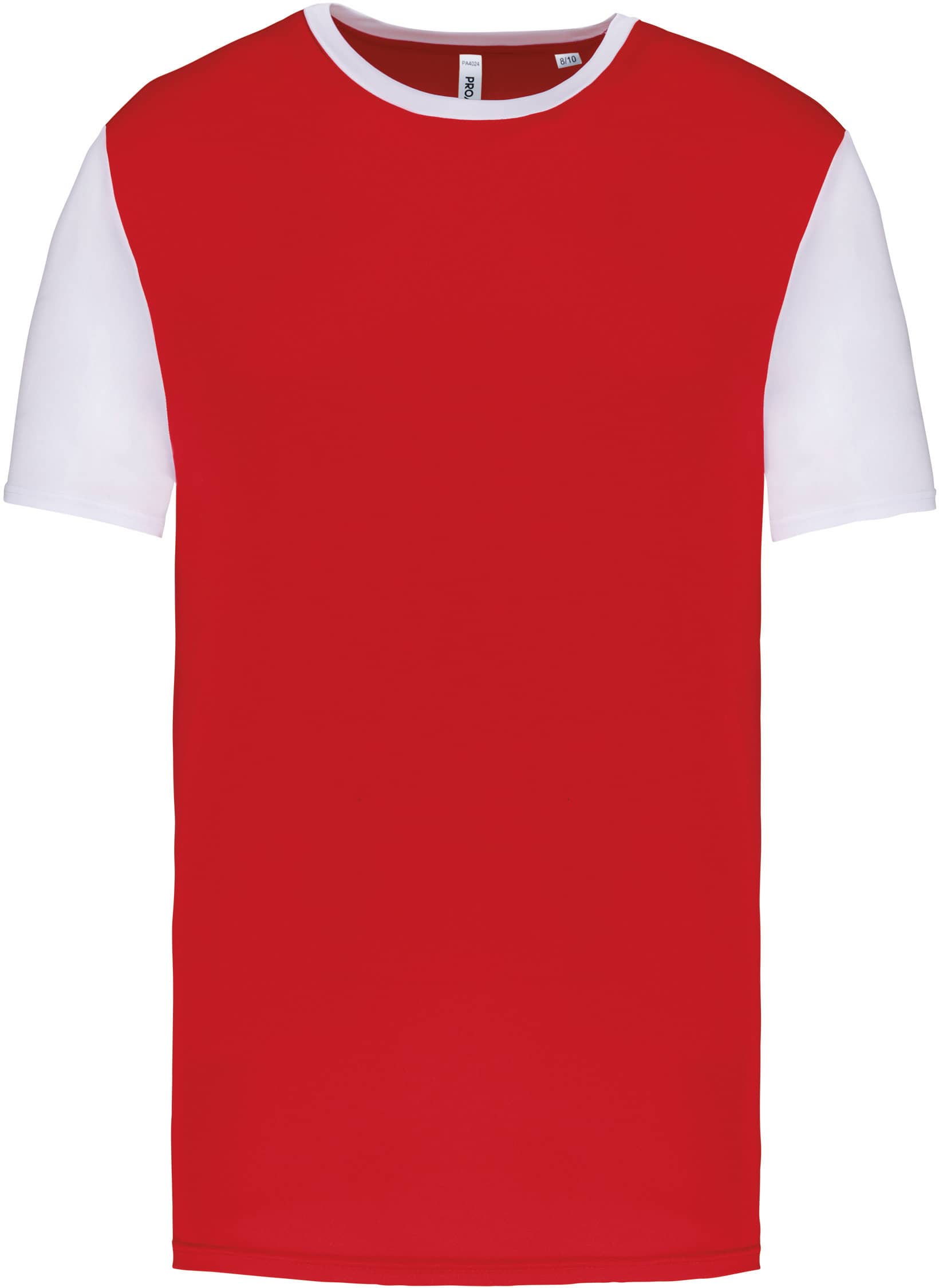 Zweifarbiges Kurzarmtrikot für Kinder