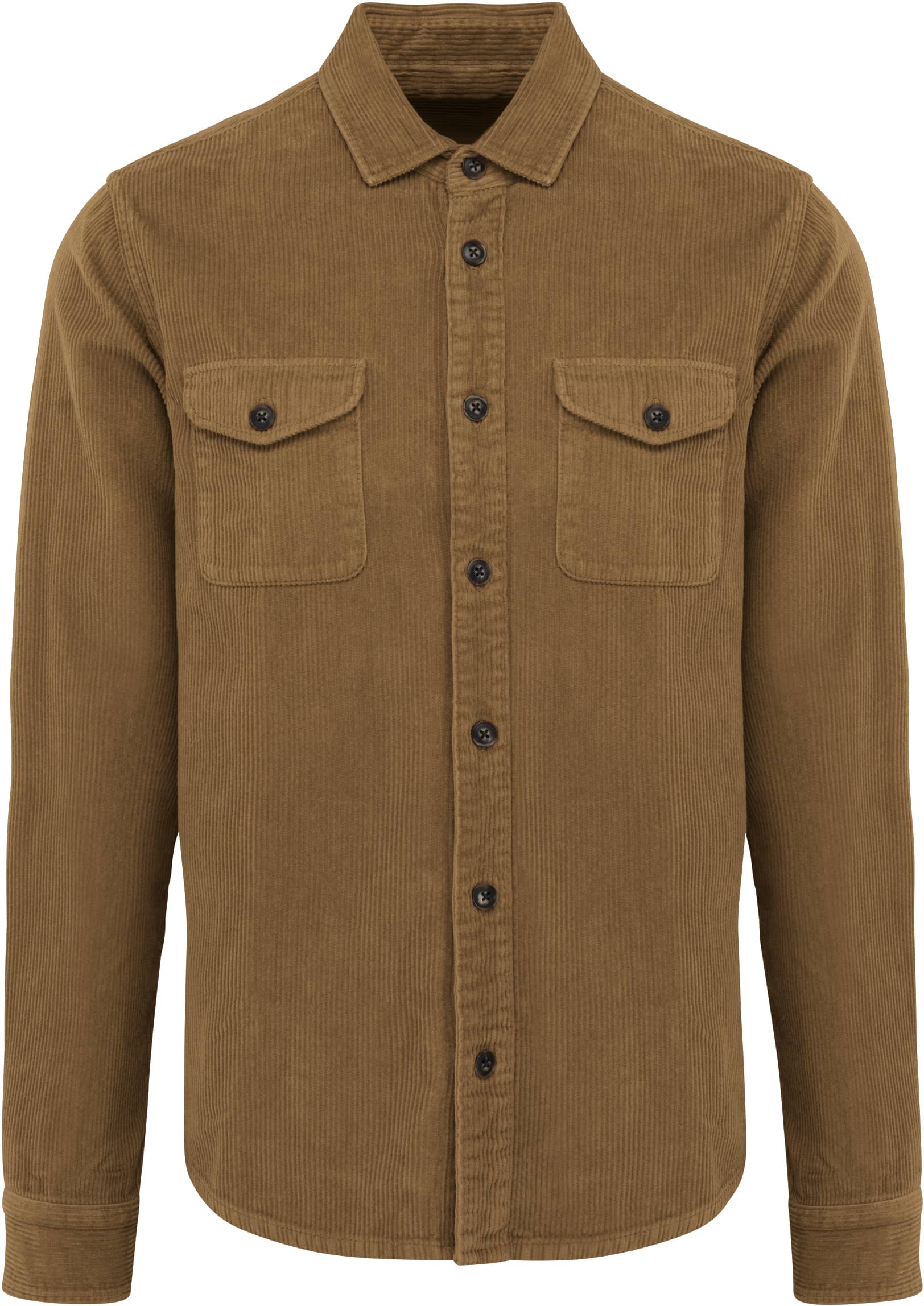 Umweltfreundliche ausgewaschene Herren-Hemdjacke aus Kord