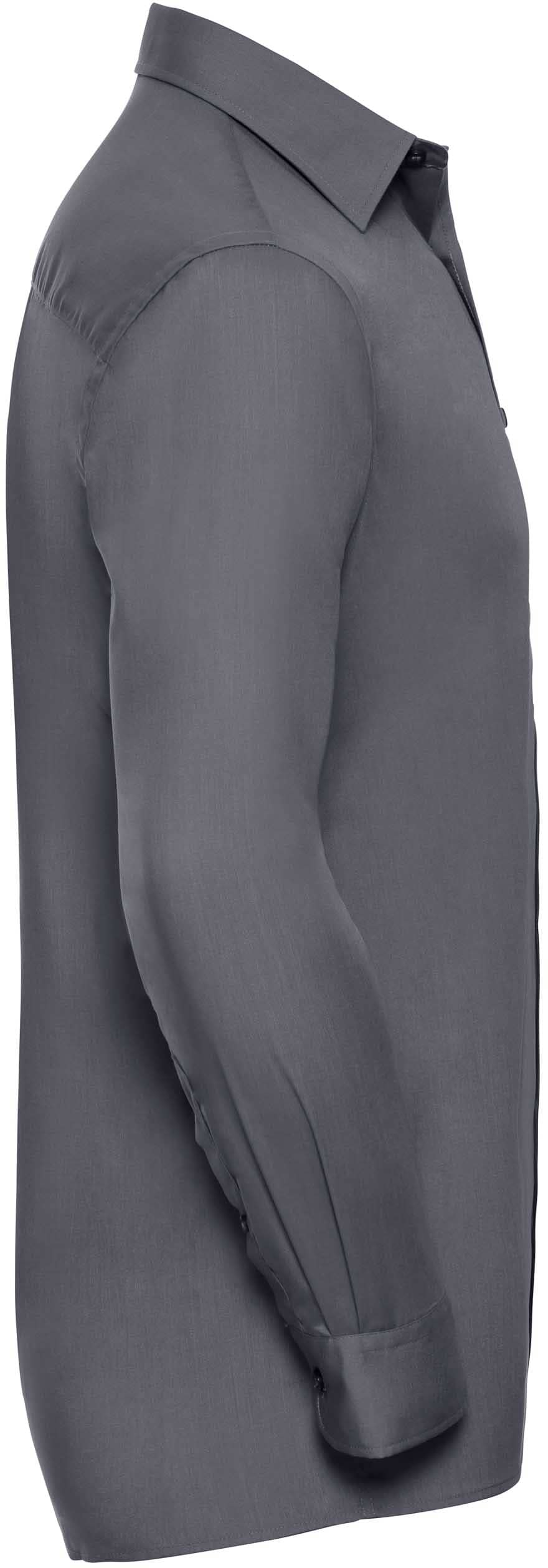 Men's Long Sleeve Classic Polycotton Poplin Shirt