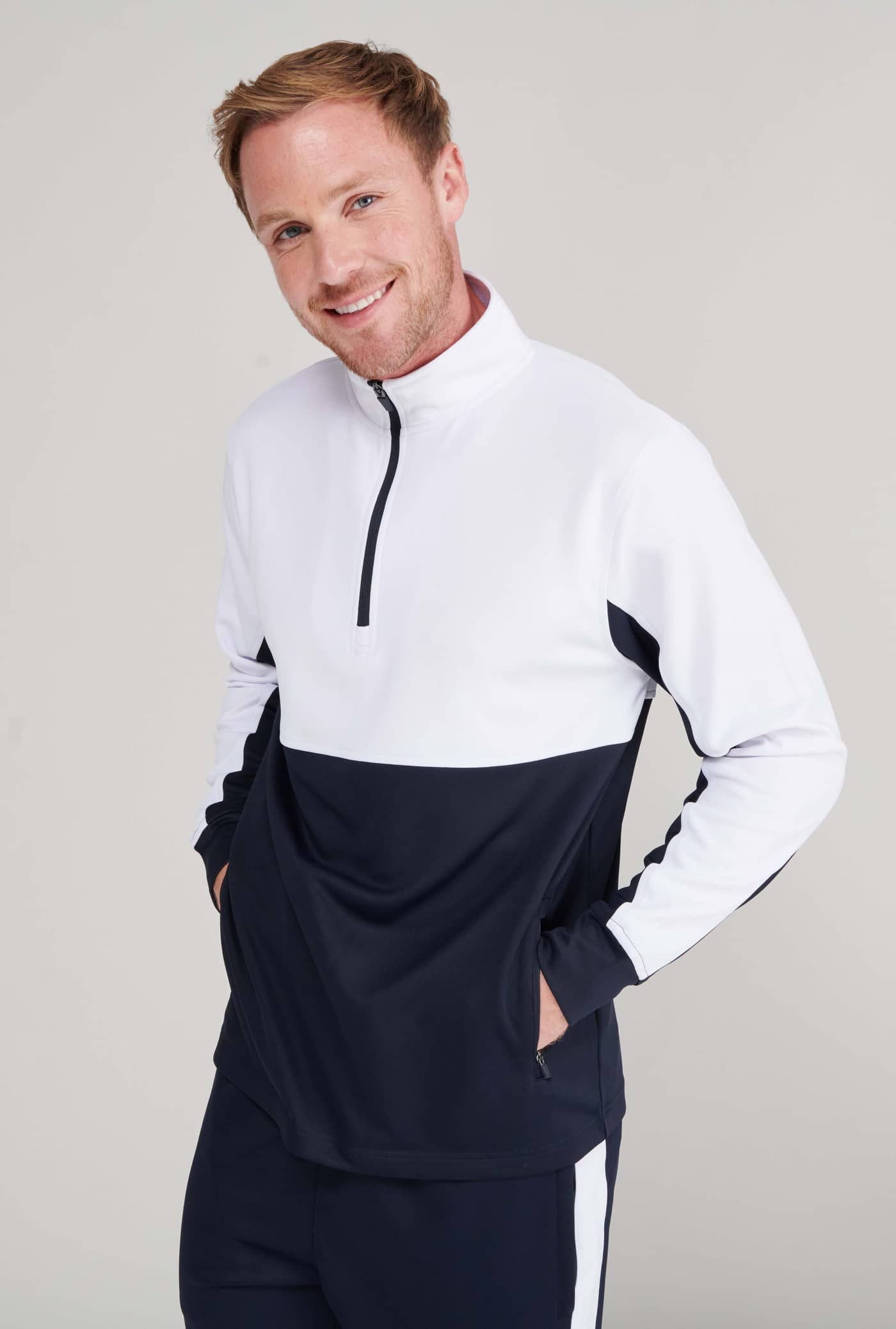 Adults 1/4 Zip Tracksuit Top