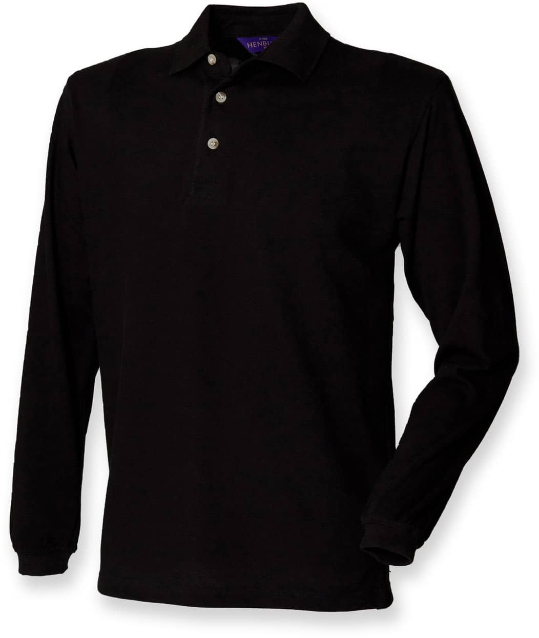 Long Sleeved Cotton Piqué Polo Shirt