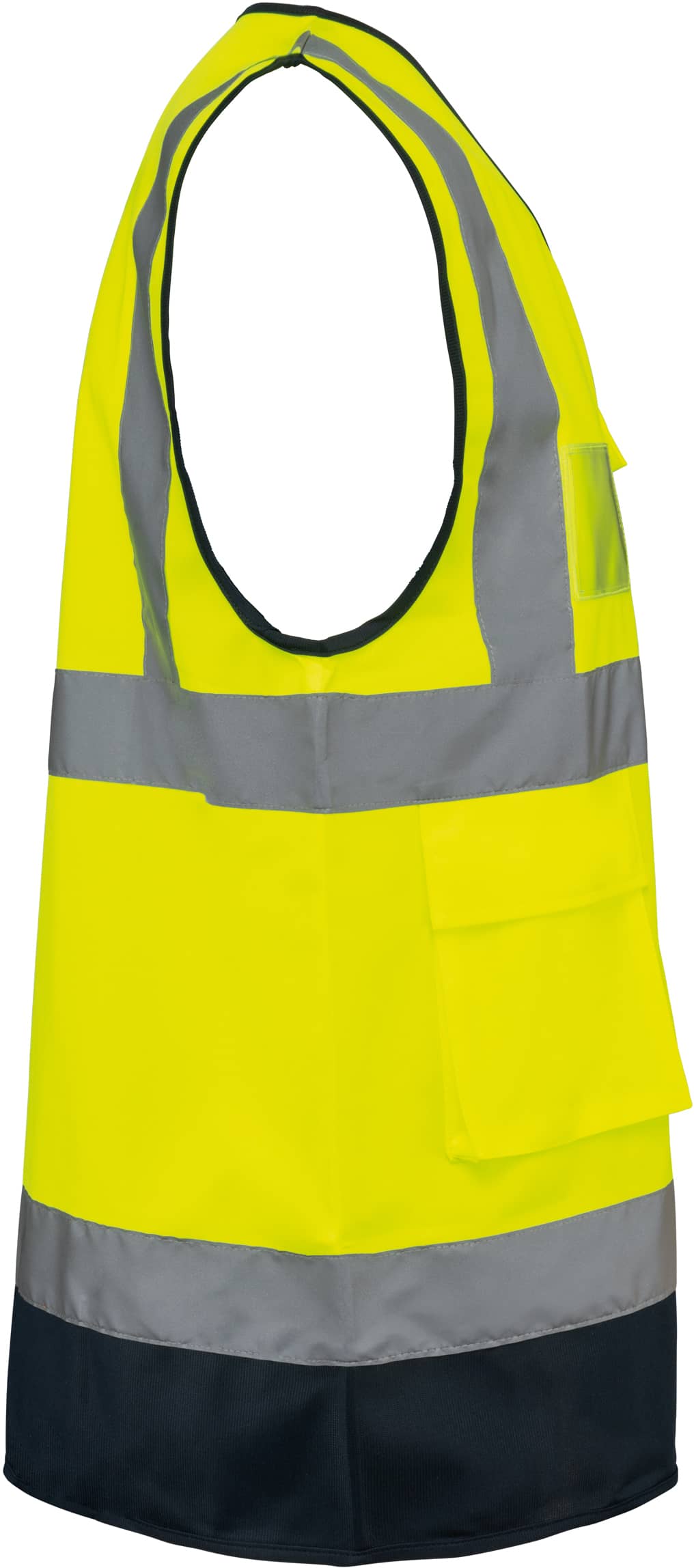 Recycelte HI-VIS SICHERHEITSWESTE mit Reißverschluss