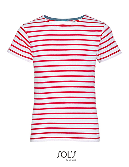 Kids´ Round Neck Striped T-Shirt Miles