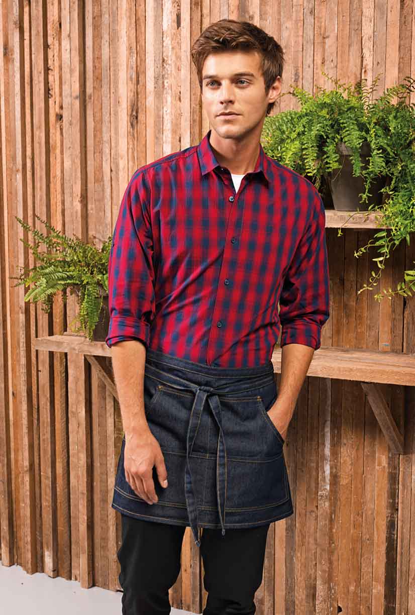 Jeans Stitch Denim Waist Apron