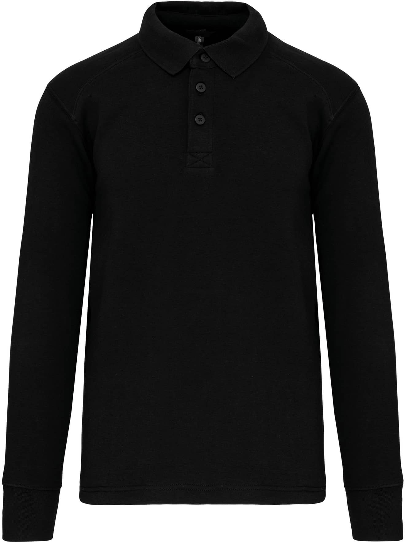 Sweatshirt mit Polokragen