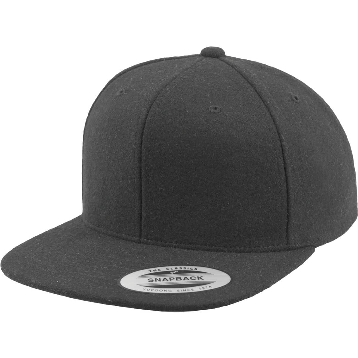 Melton Wool Snapback Cap