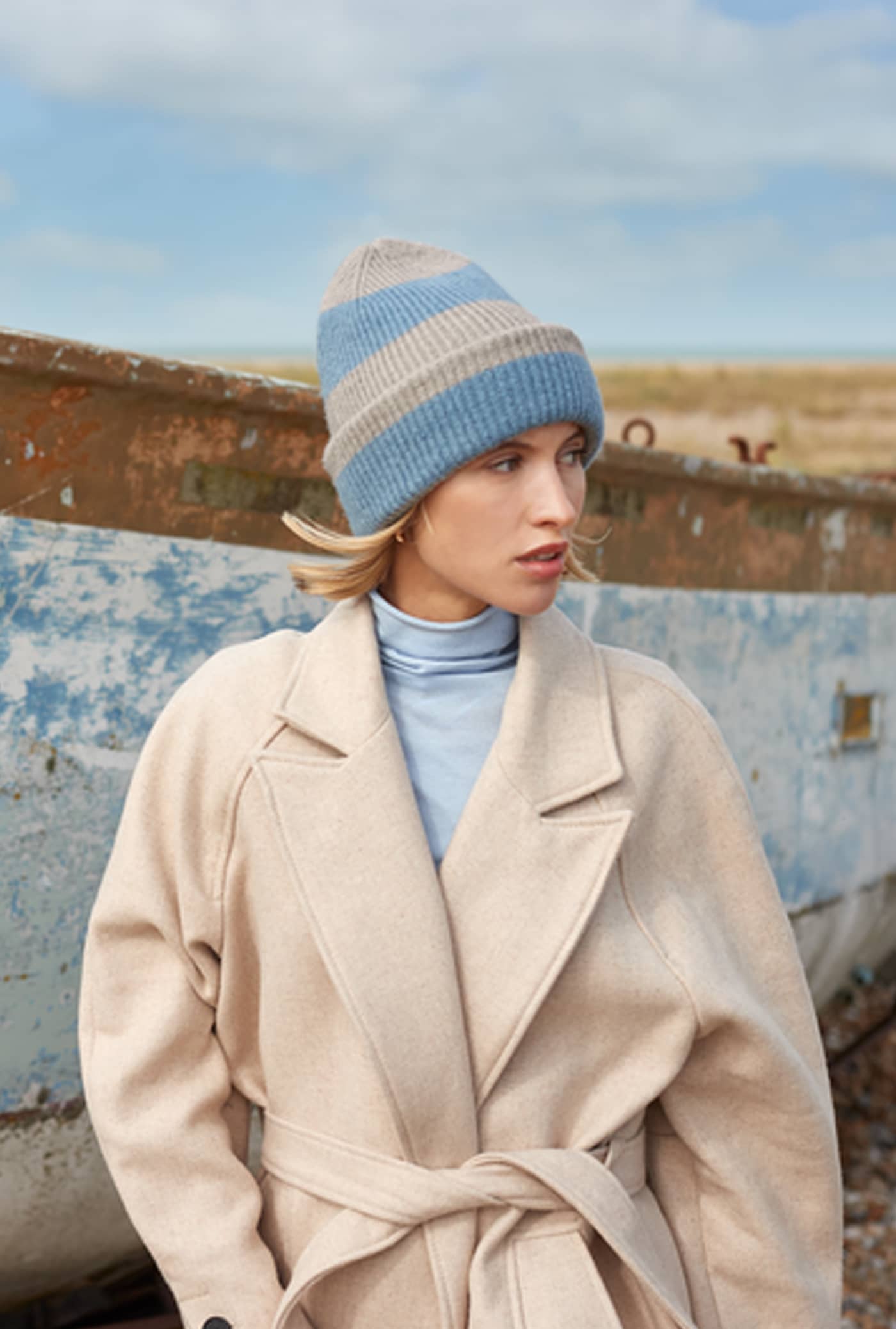 Colour Block Beanie