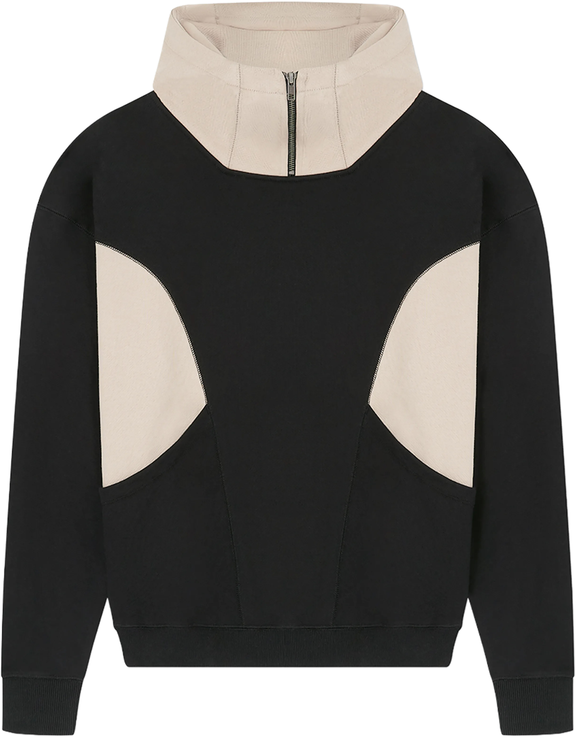 Colour Panelled Hoodie