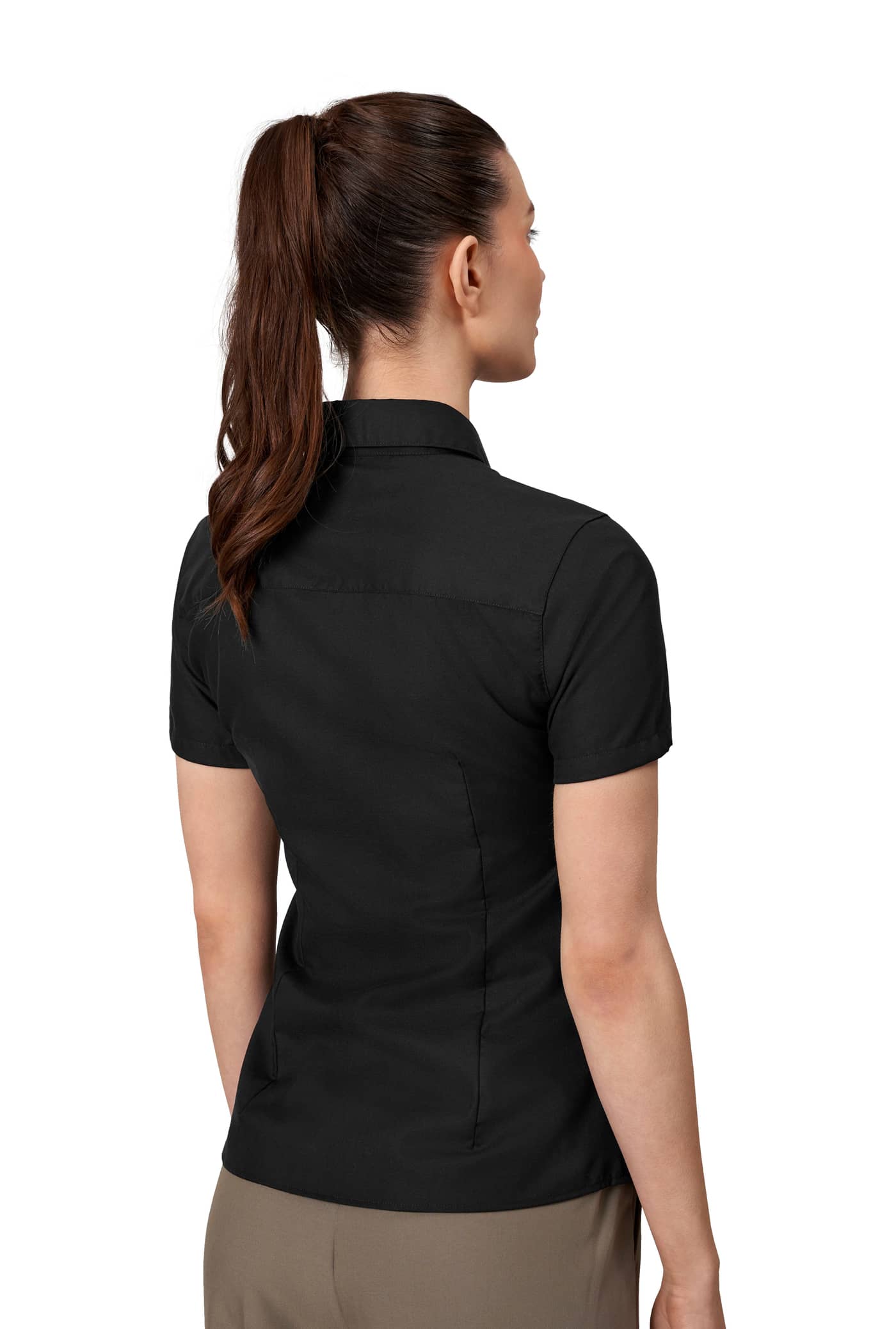 Seven Seas Bügelfreie Fine Twill Damen Bluse