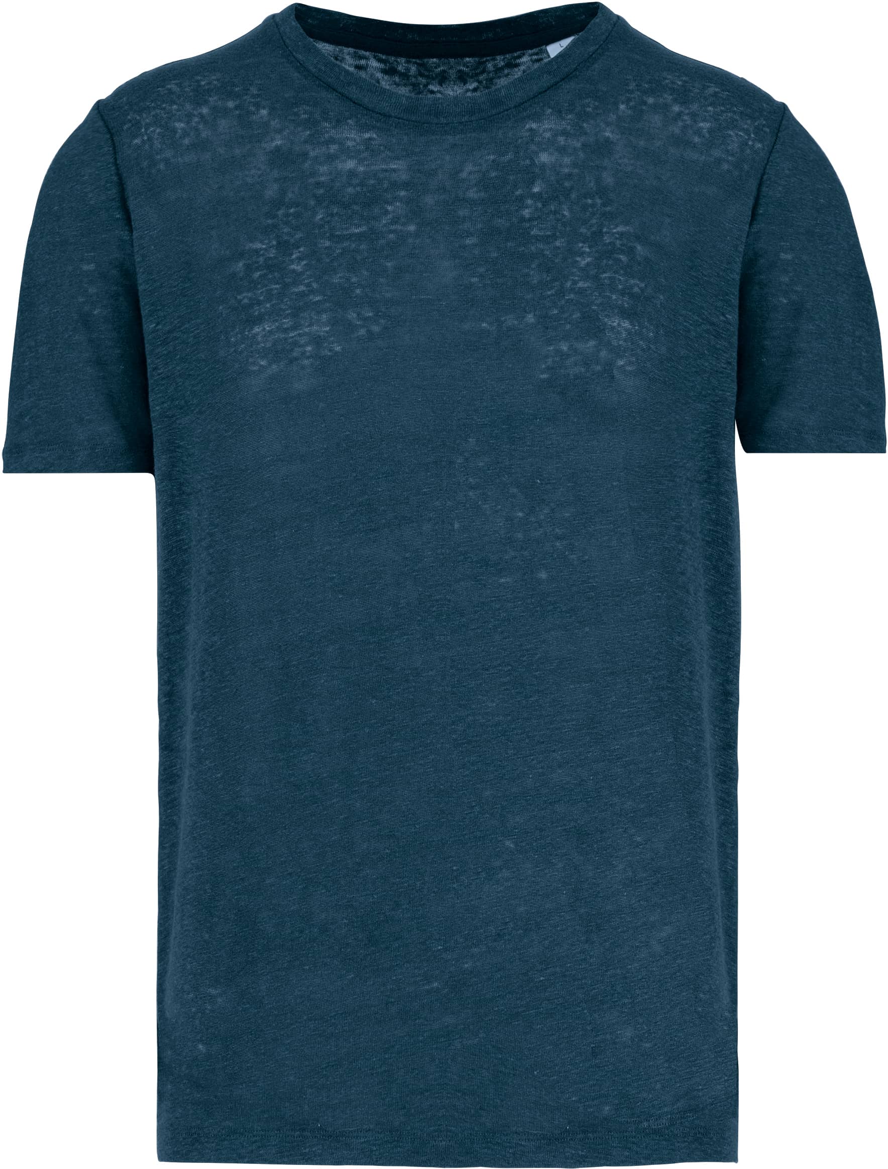 Herren-T-Shirt aus Leinen mit Rundhalsausschnitt