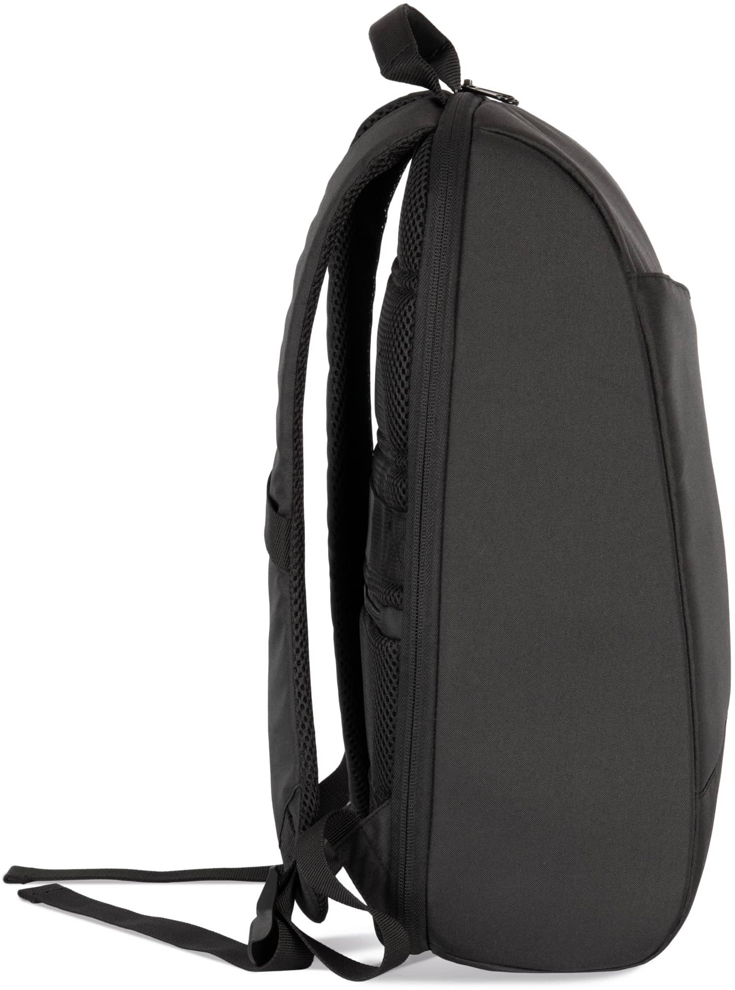 Schwarzer recycelter Office-Rucksack für Laptop