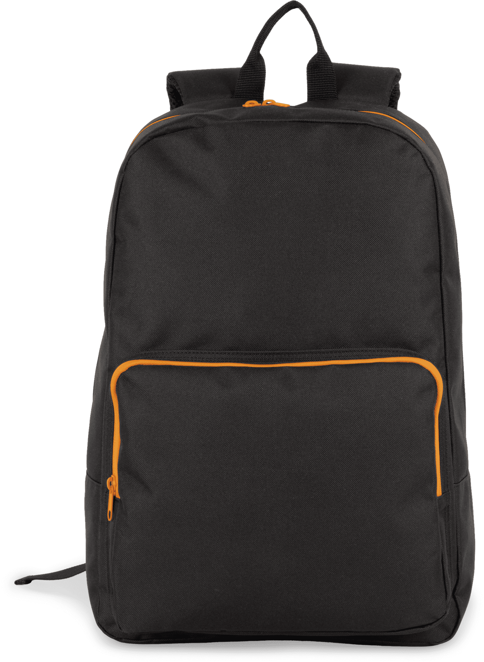 Rucksack mit kontrastfarbenem Reißverschluss aus Polyester