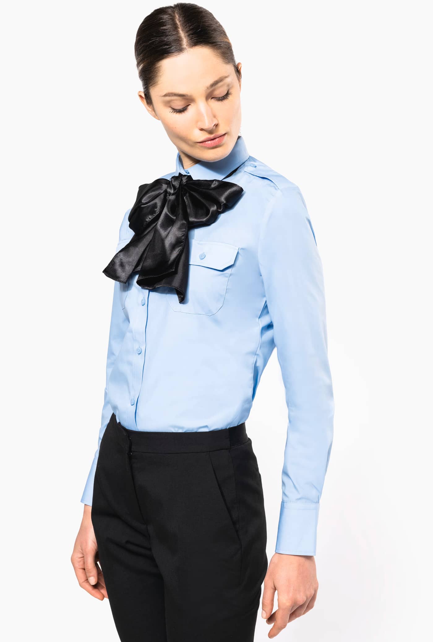 Langarm-Pilotenhemd für Damen