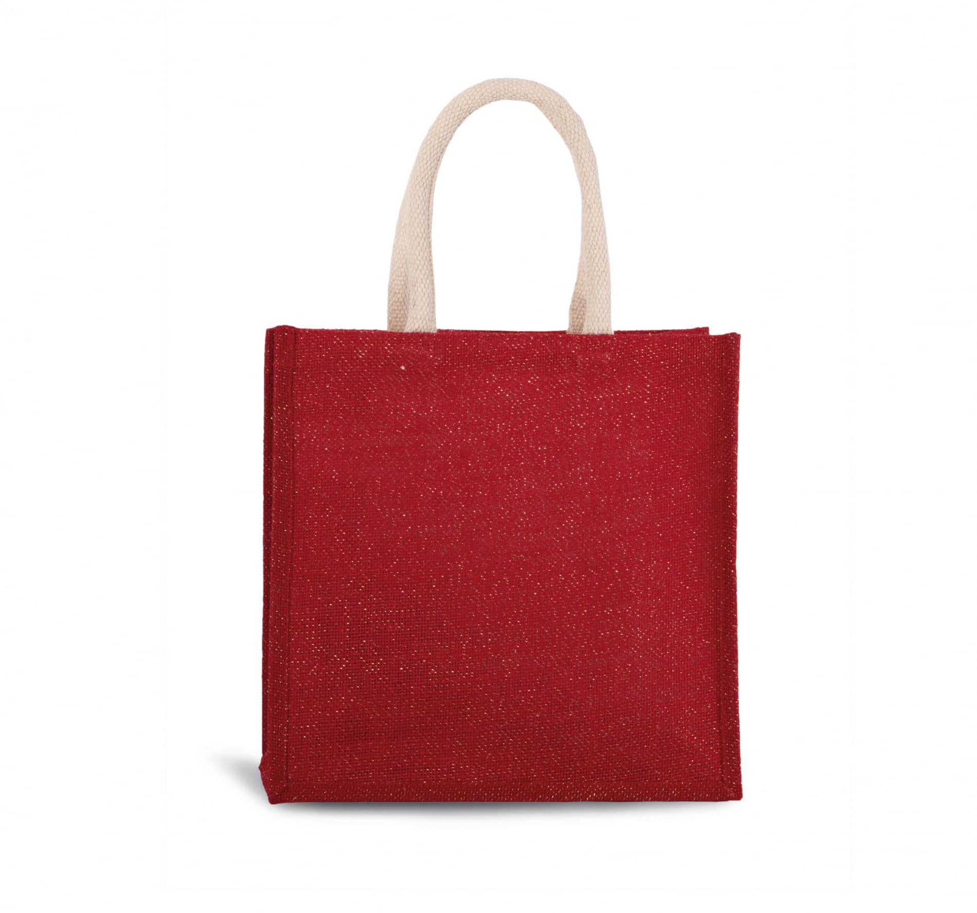 Jutetasche im Cabas-Stil Groß - Zweifarbig