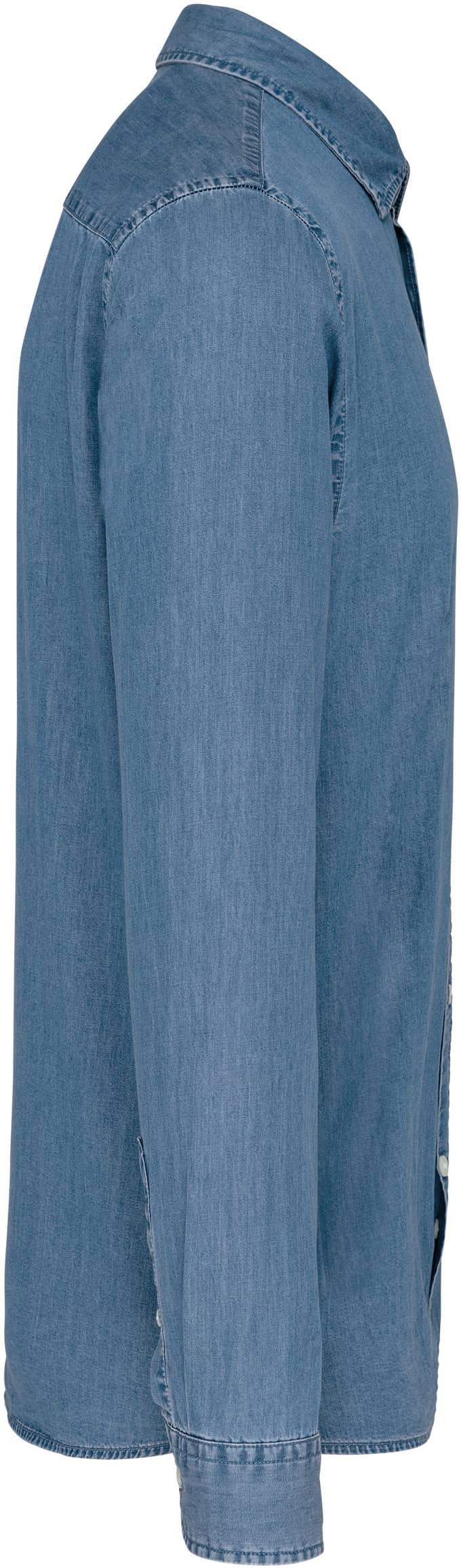 Herren Denimhemd