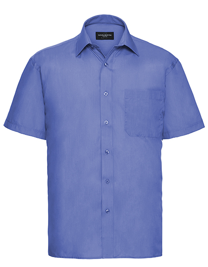 Men's Short Sleeve Classic Polycotton Poplin Shirt