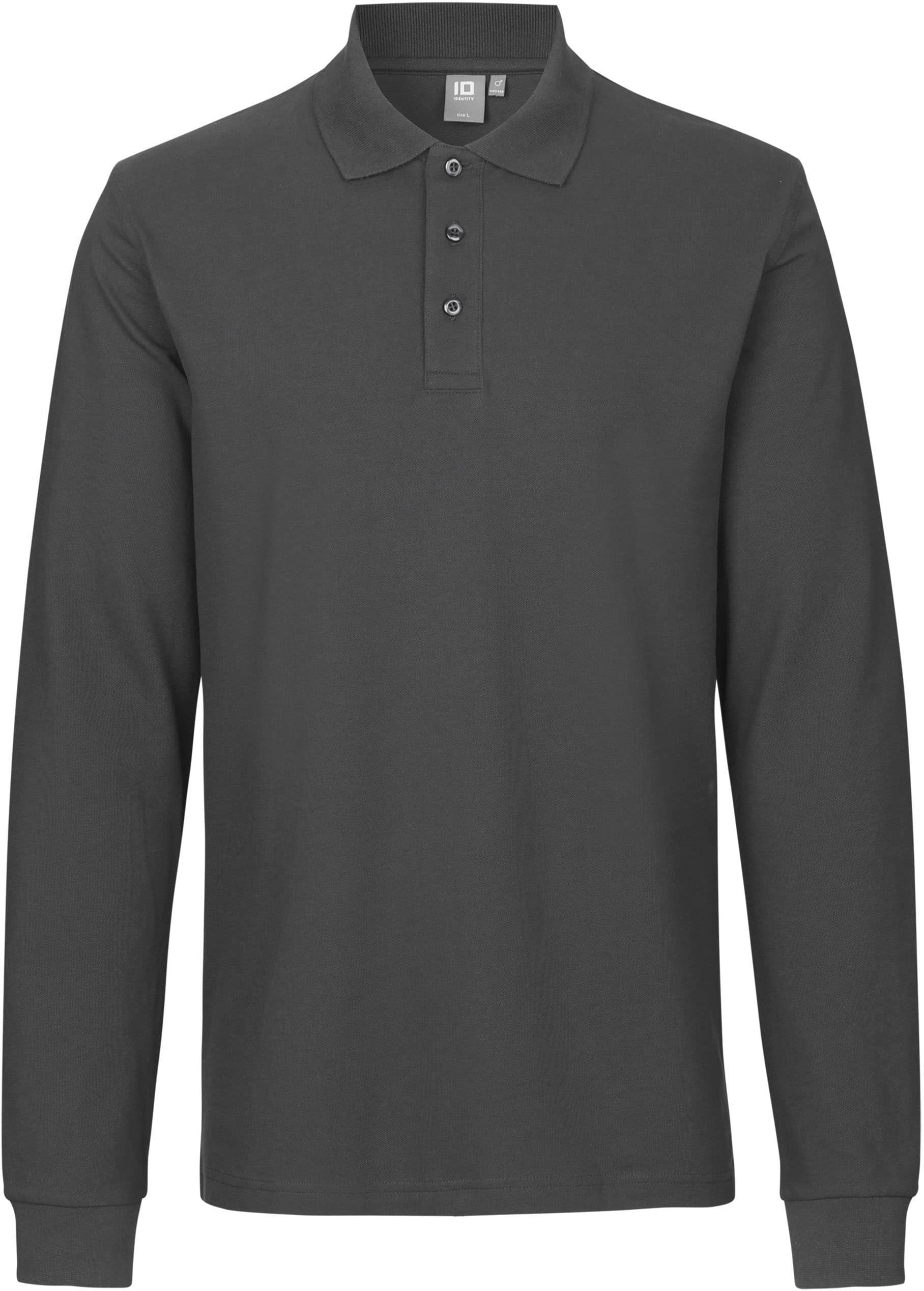 Langarm Stretch-Poloshirt 544