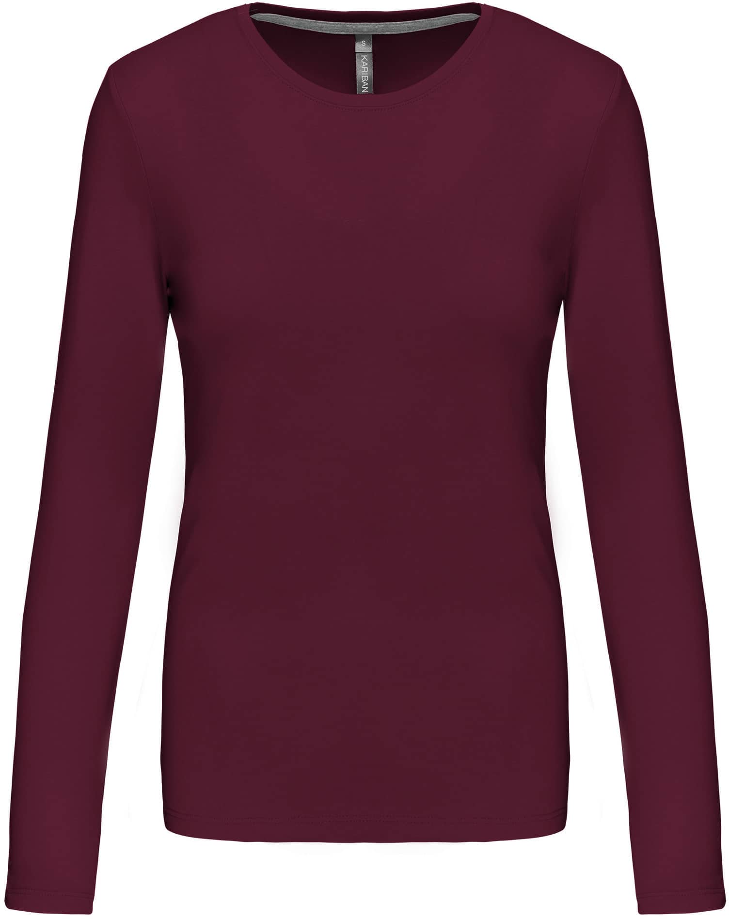 Ladies` Long-sleeved Crew Neck T-shirt