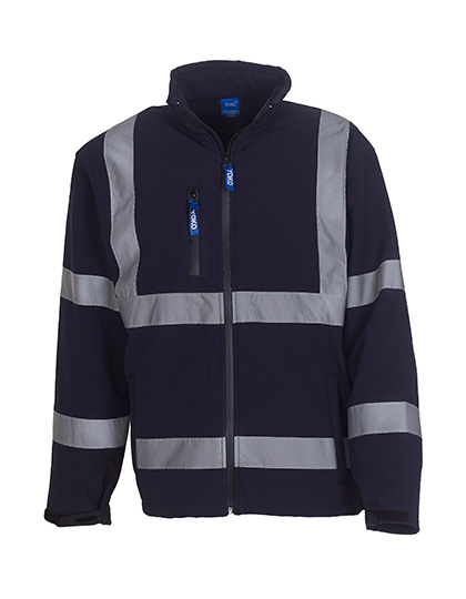 Hi-Vis 2 Bands & Braces Softshell Jacket