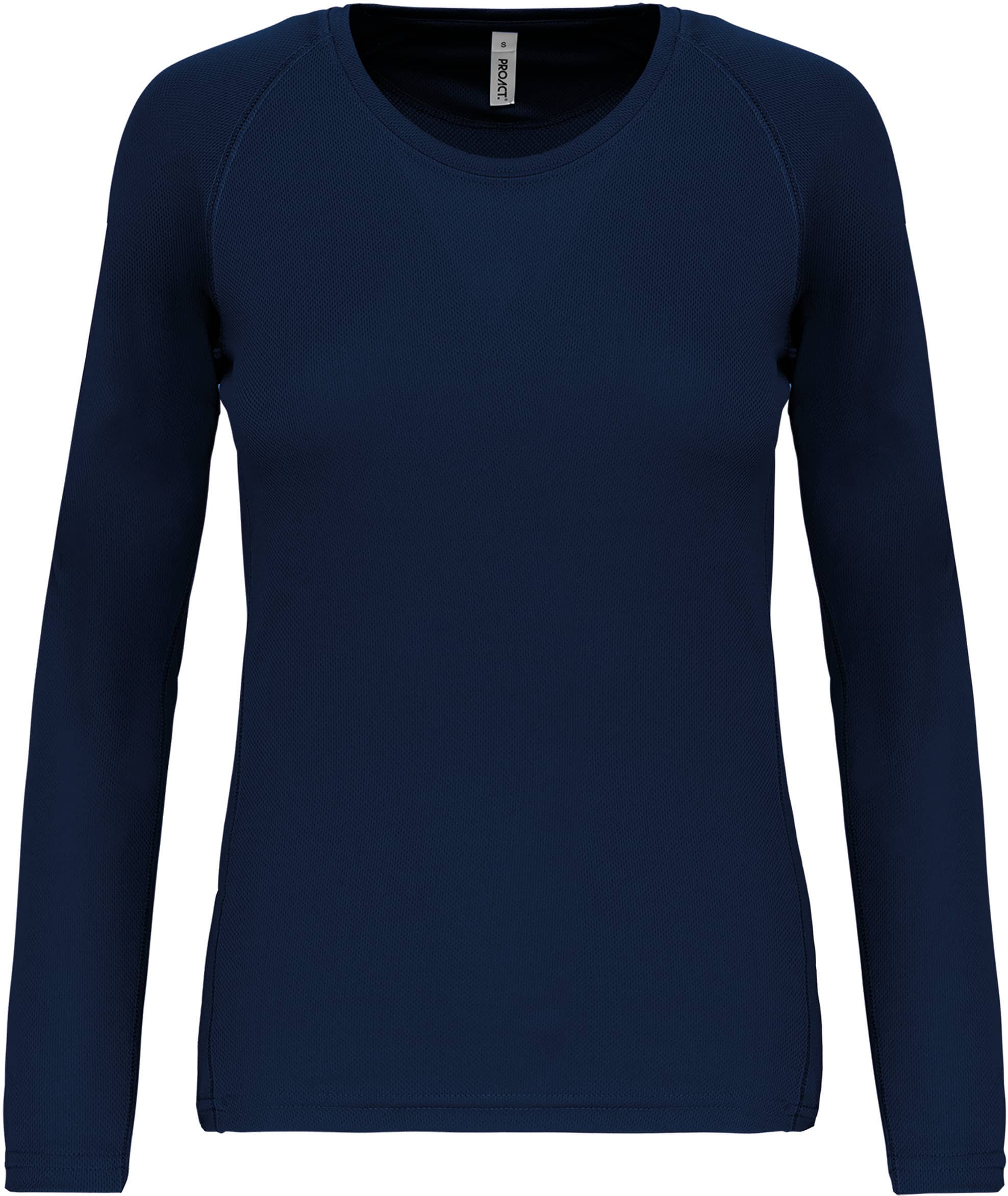 Damen Basic Sport Funktionsshirt Langarm - Standardfarben und Weiß