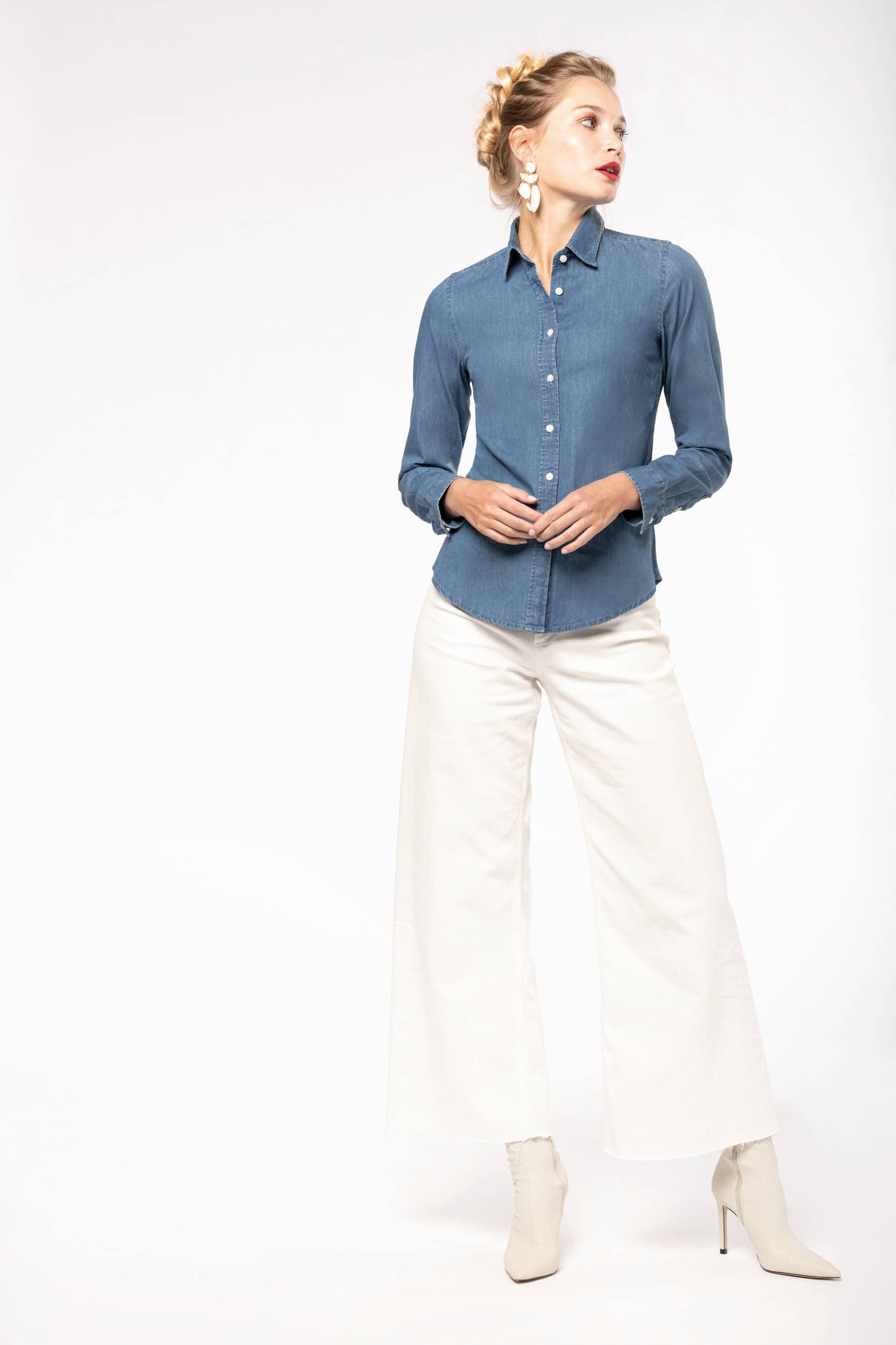 Damen Denimhemd