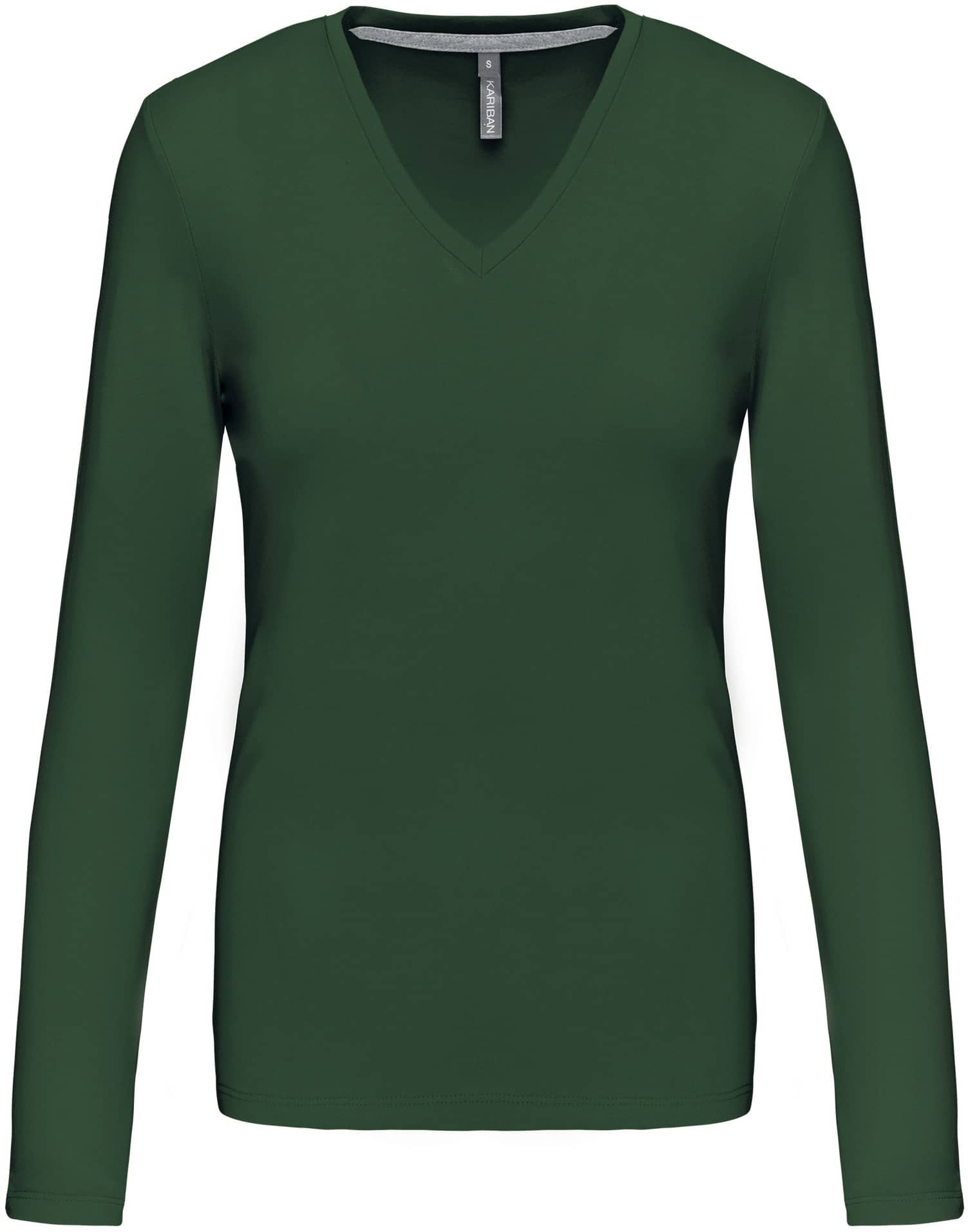 Ladies` Longsleeve V-Neck T-Shirt