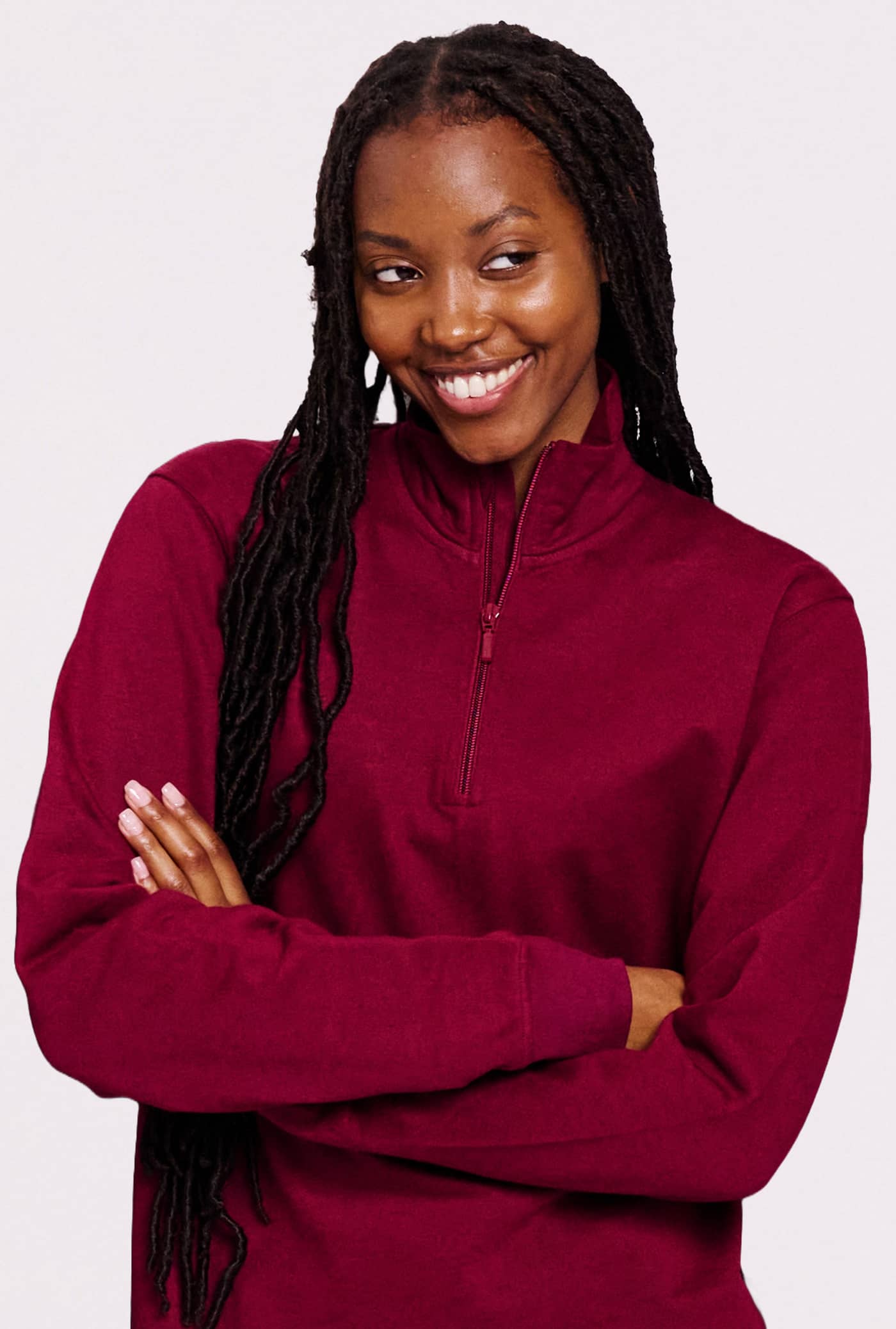 Unisex Quarter Zip Sweatshirt